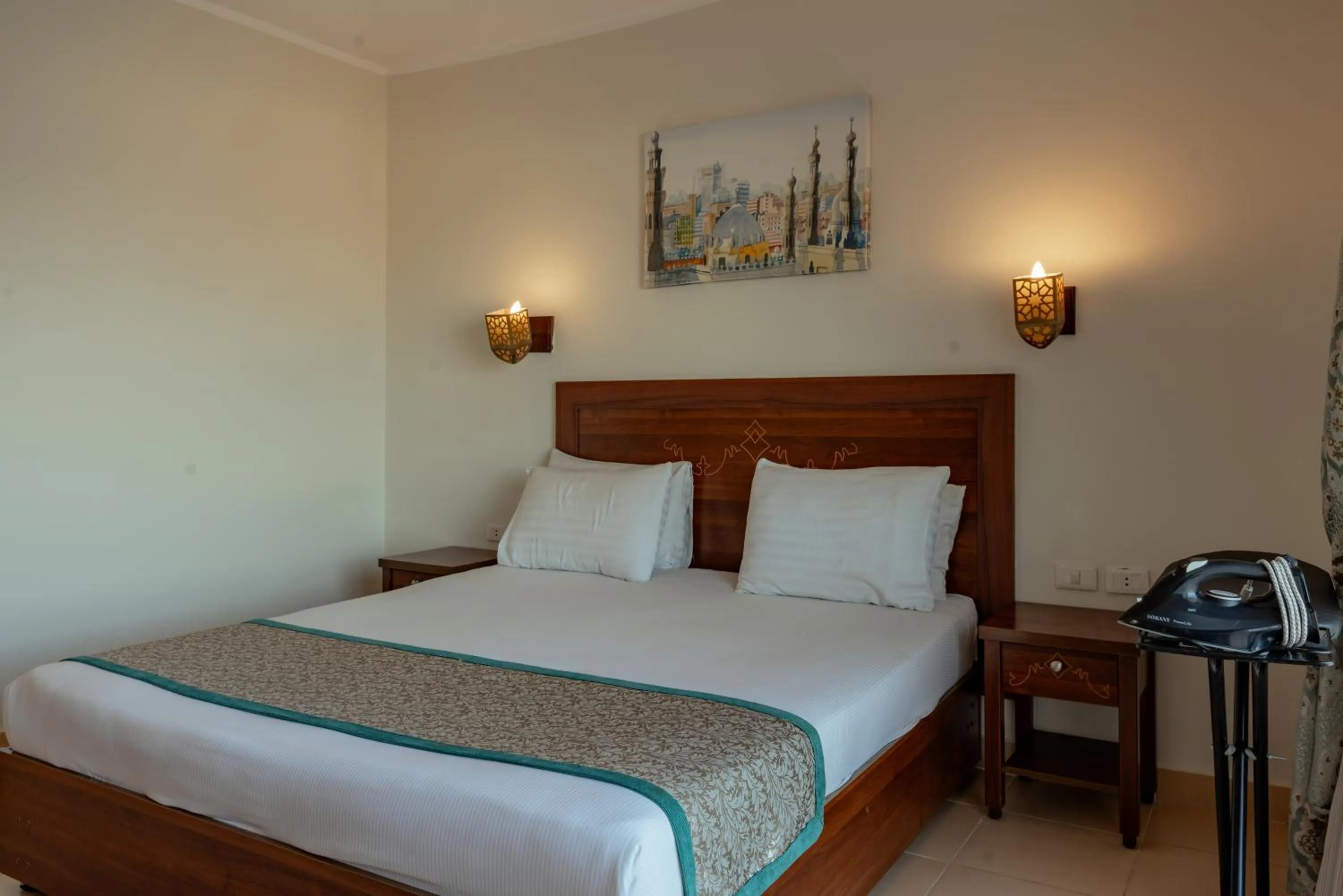 Bed in Royal Star Beach Resort