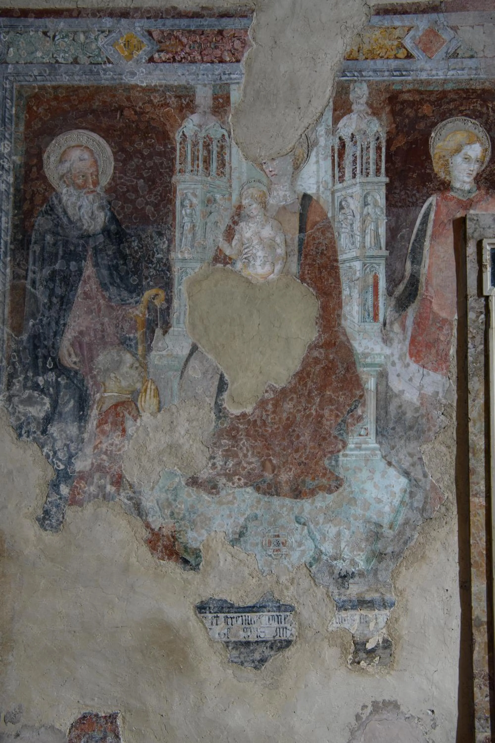 Decorative detail in Annunciata Soul Retreat