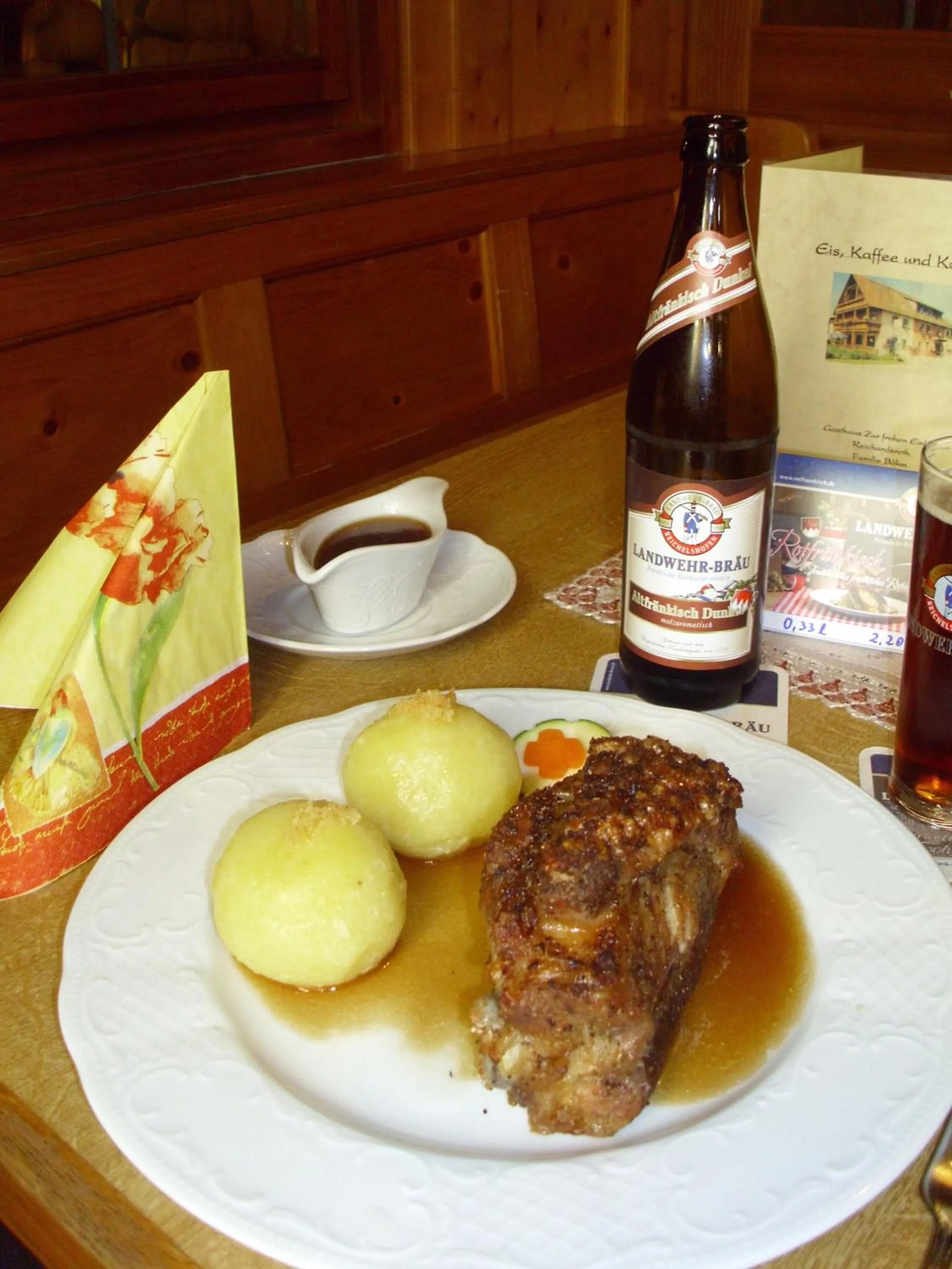 Food close-up in Gasthof Zur frohen Einkehr