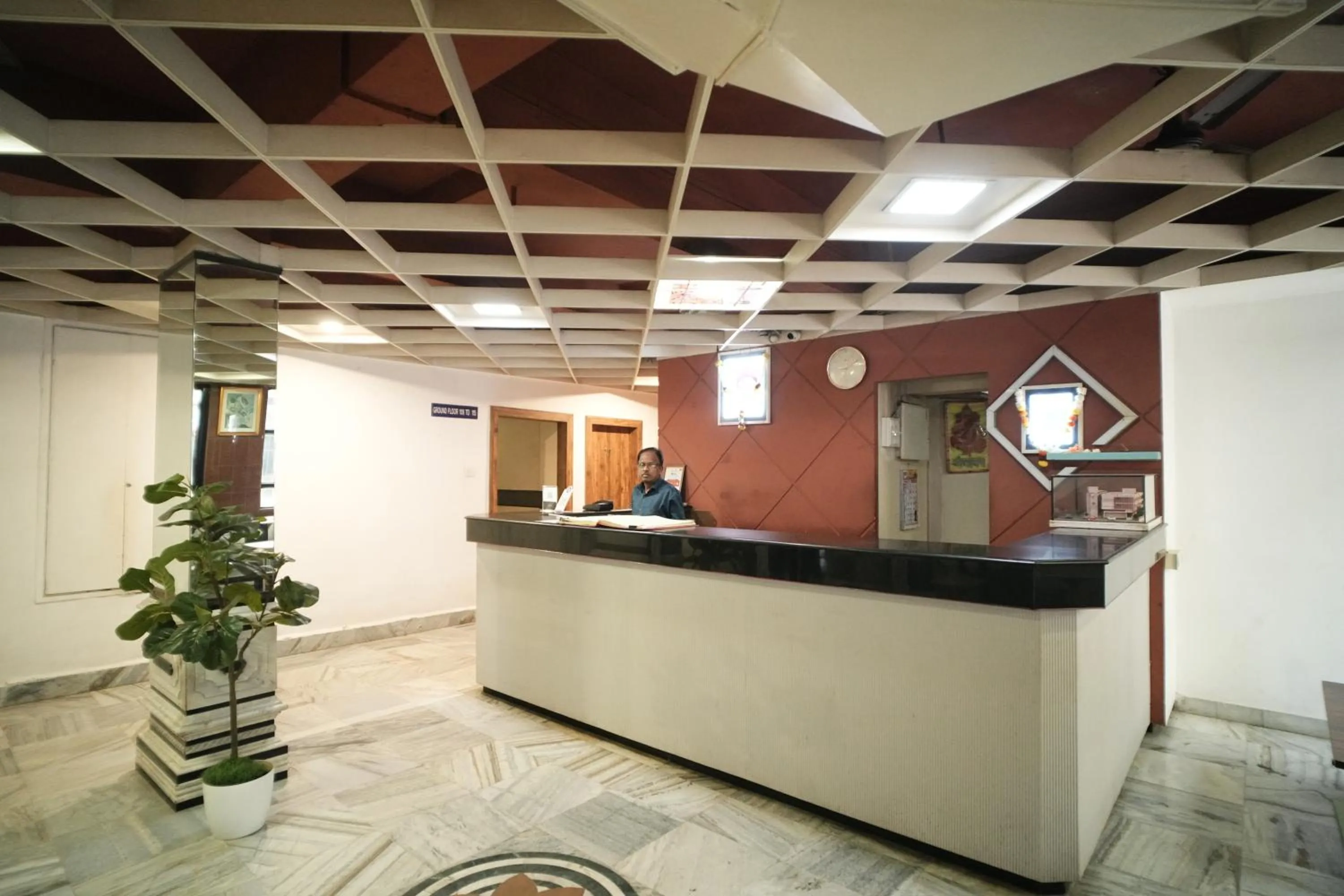 Lobby or reception in Hotel Kartiki