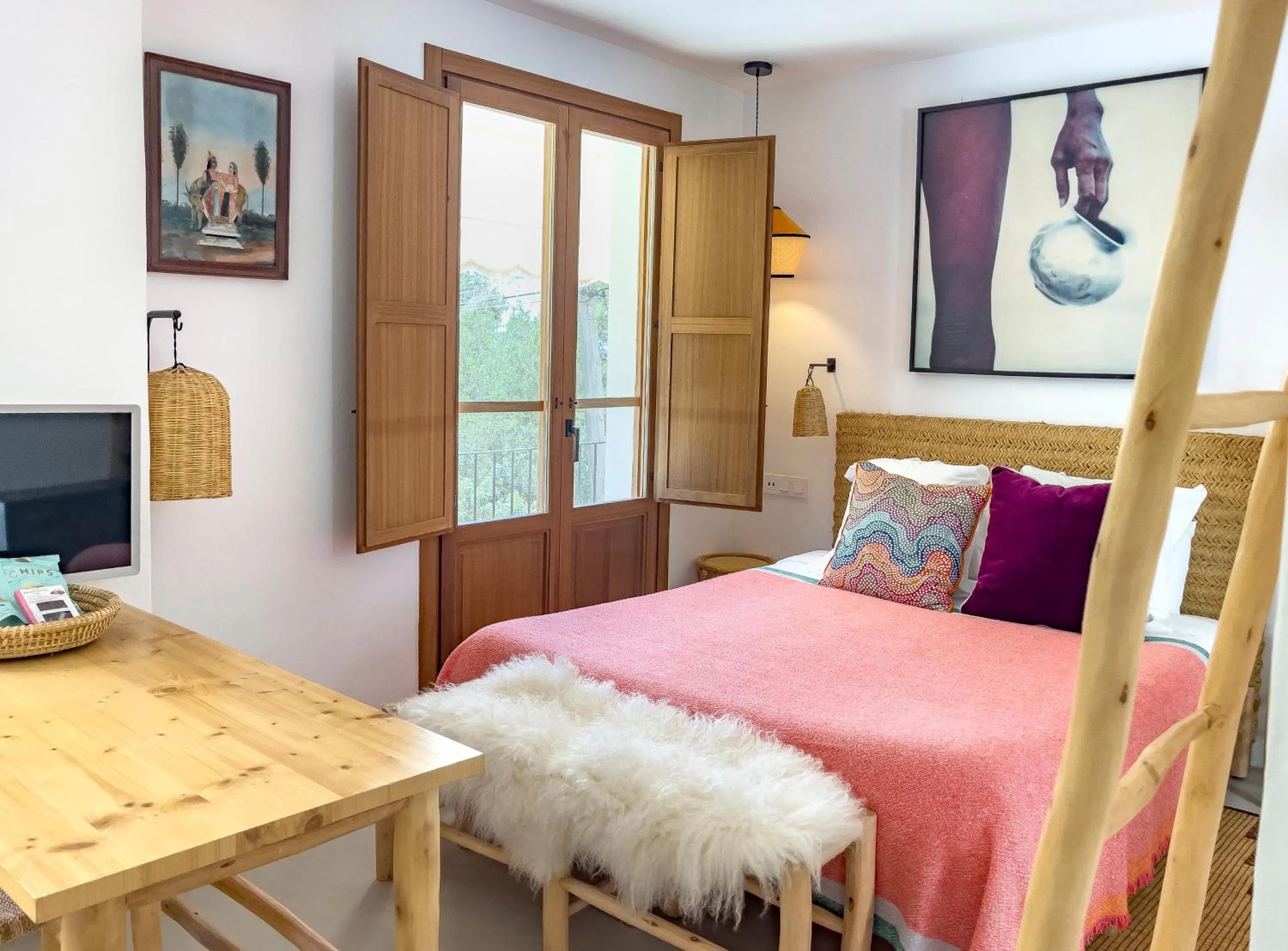 Bed in Hostal Mar y Sal