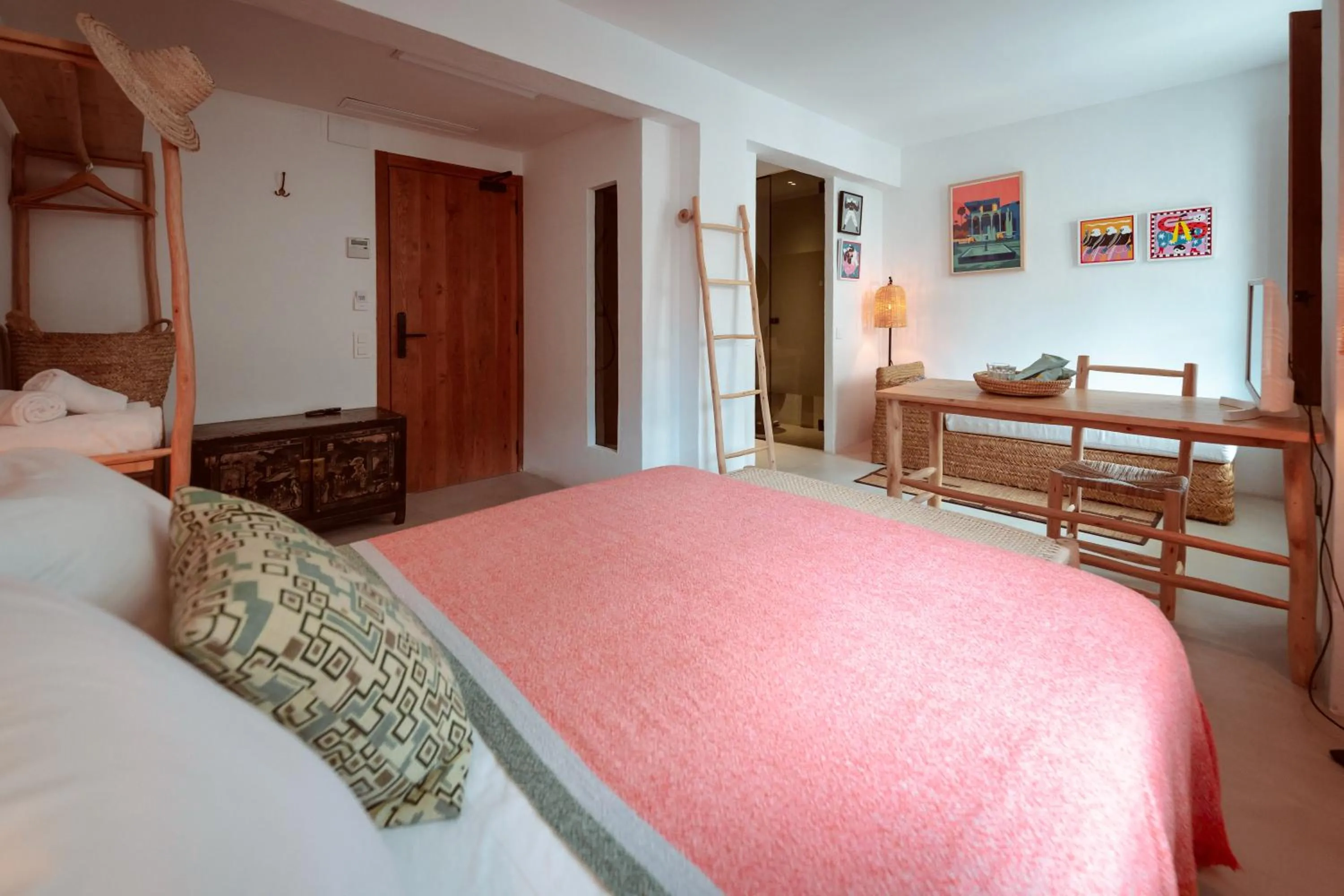 Bedroom, Bed in Hostal Mar y Sal