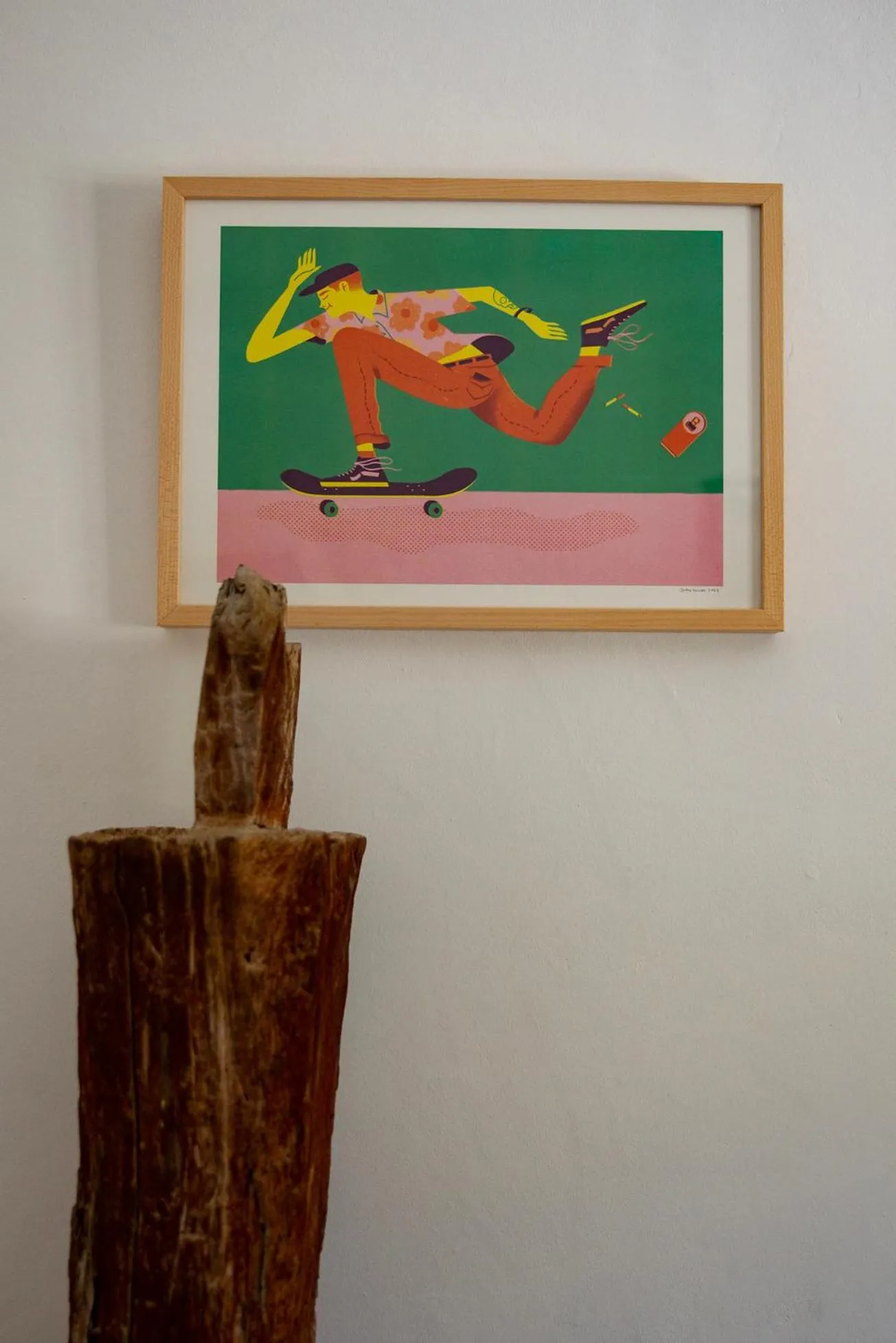 Decorative detail in Hostal Mar y Sal