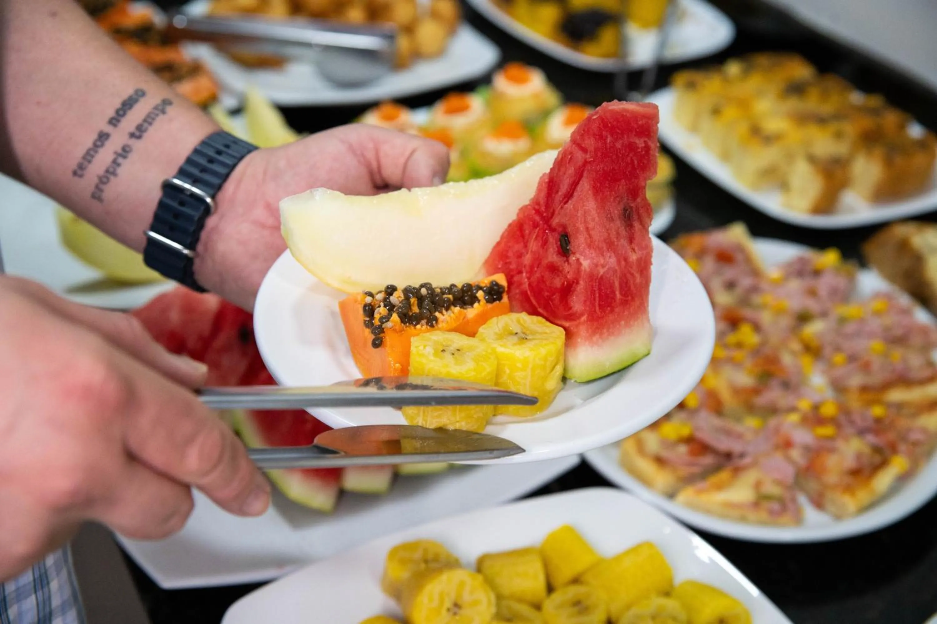 Breakfast in Hotel Guapindaia Praça