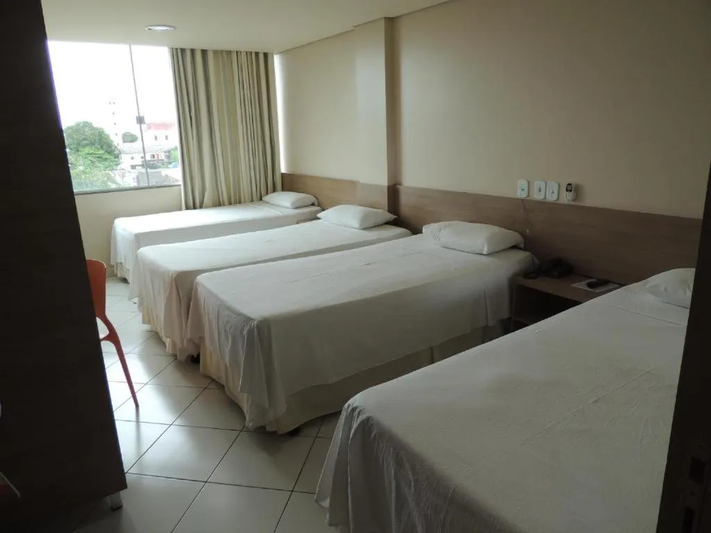 Bed in Hotel Guapindaia Praça