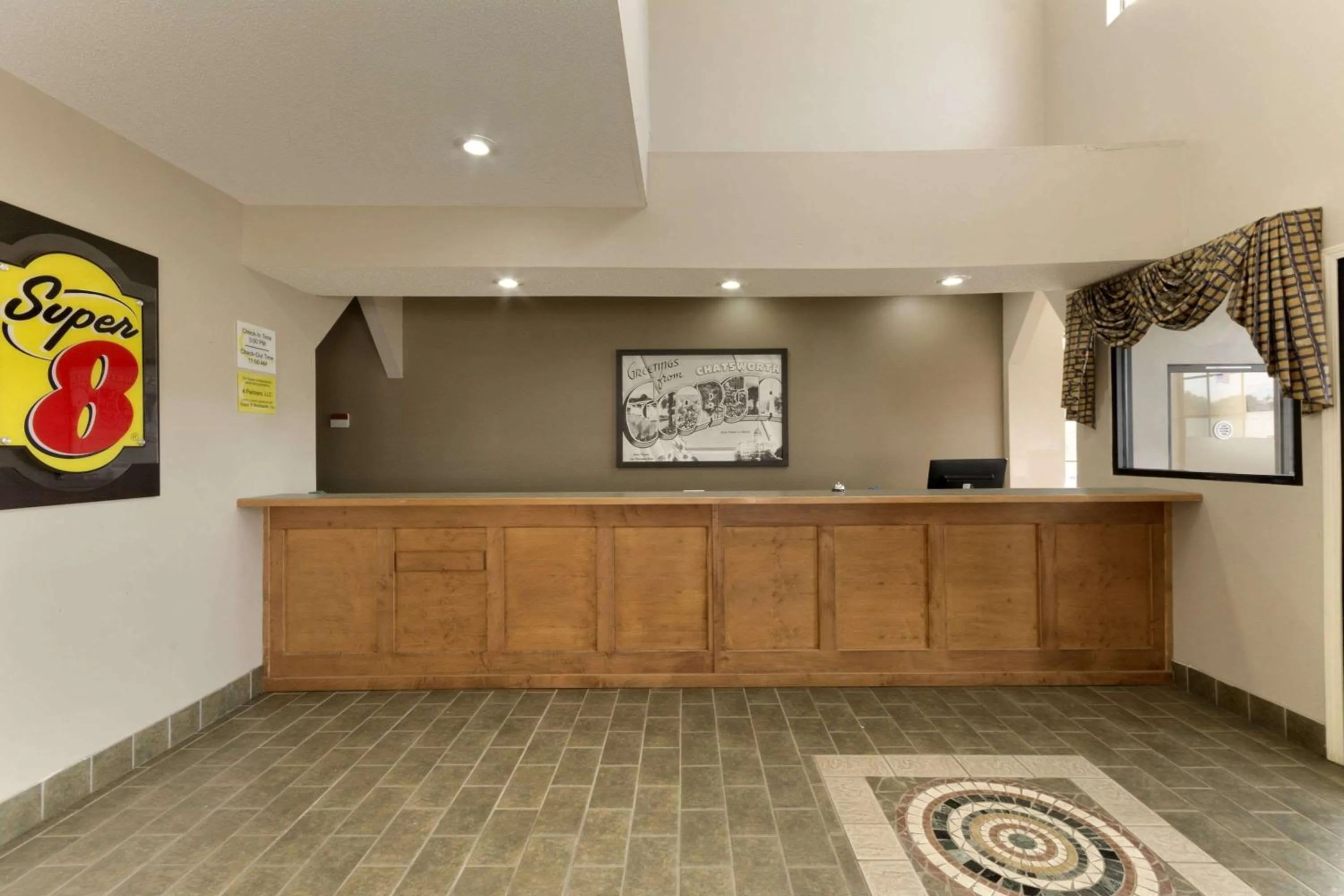 Lobby or reception in Super 8 by Wyndham Chatsworth/Dalton