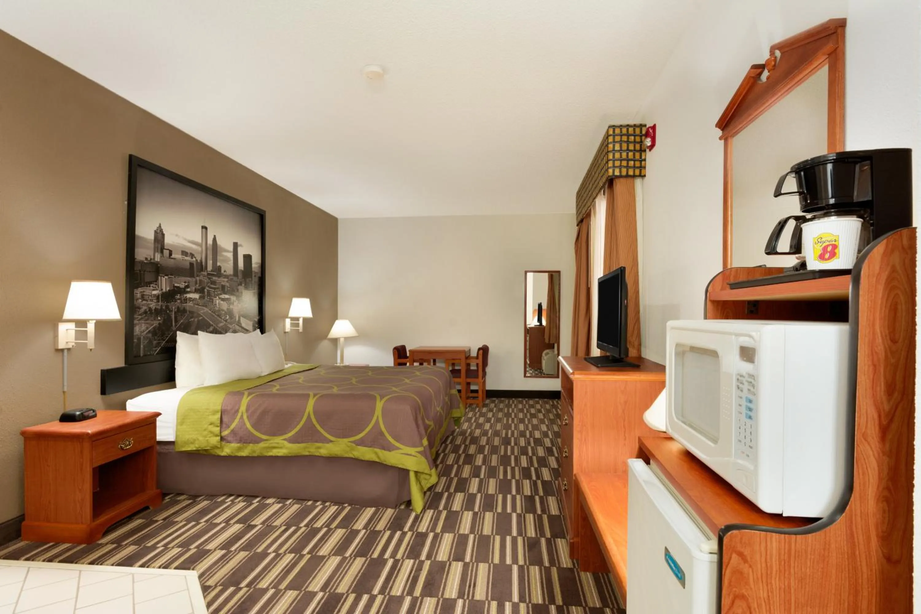 Photo of the whole room, Bed in Super 8 by Wyndham Chatsworth/Dalton