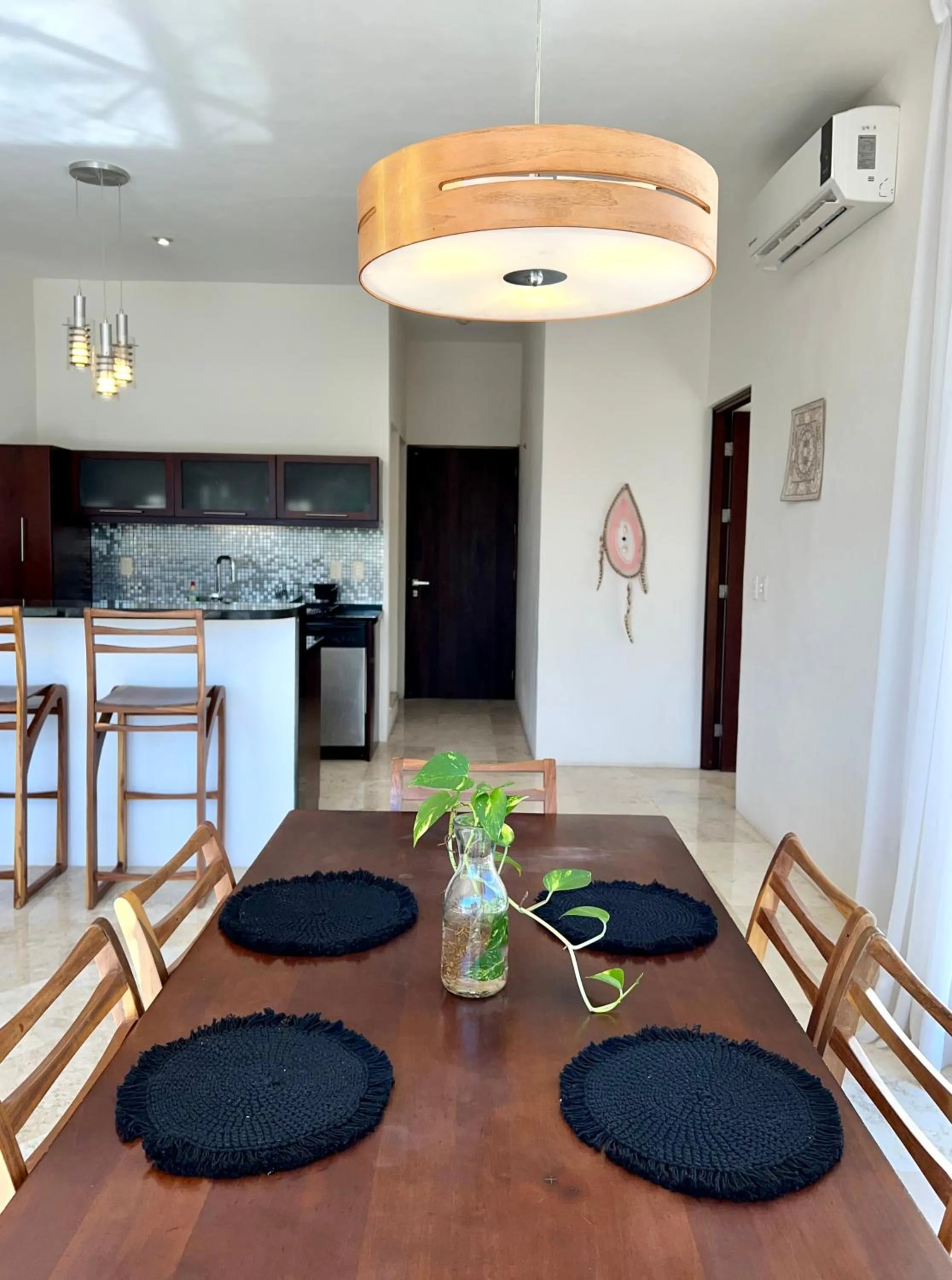 Dining area in Amazing Luxury Penthouse with sunset,sunrise view, private Jacuzzi and rooftop pool