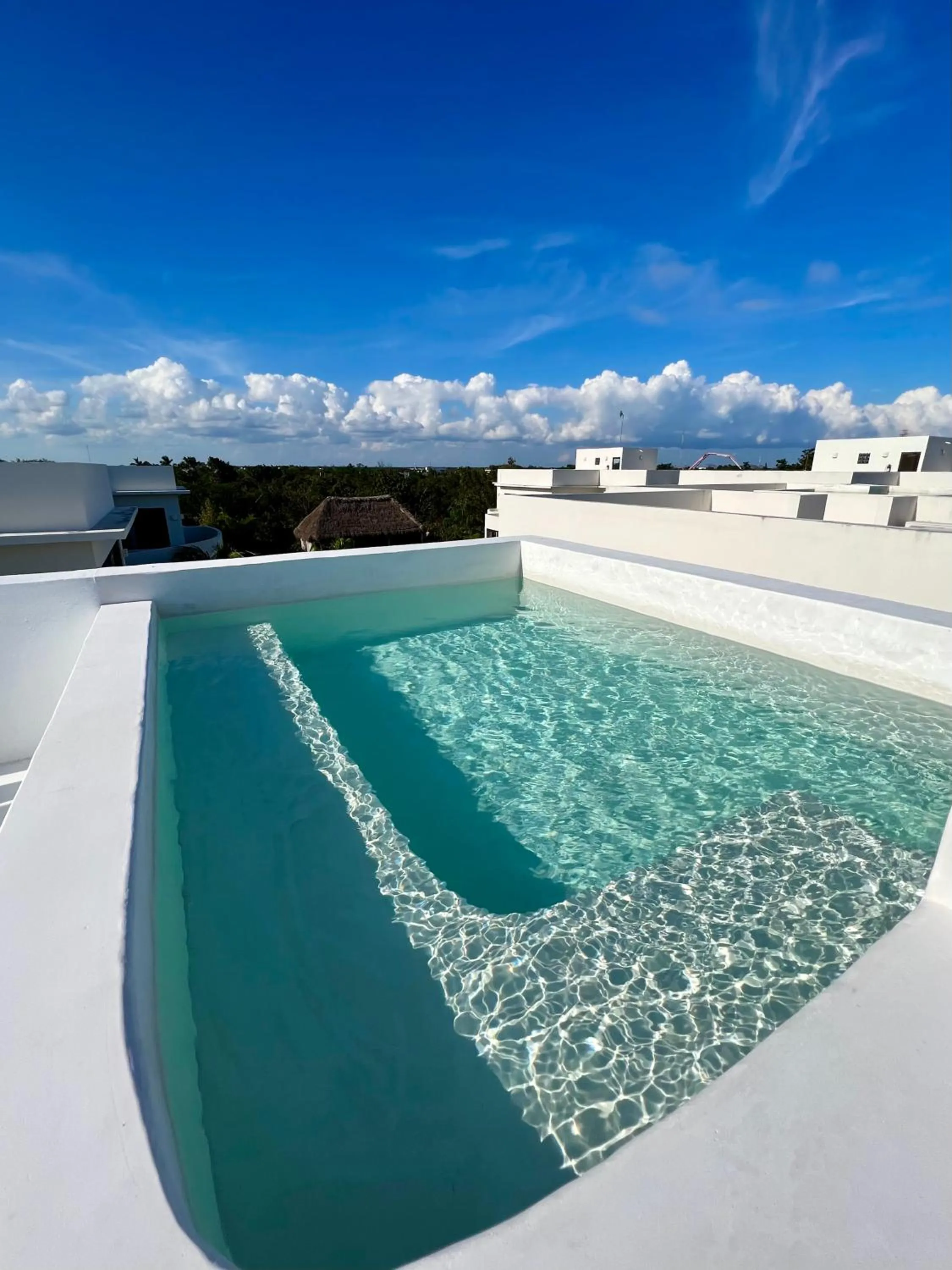 Swimming pool in Amazing Luxury Penthouse with sunset,sunrise view, private Jacuzzi and rooftop pool