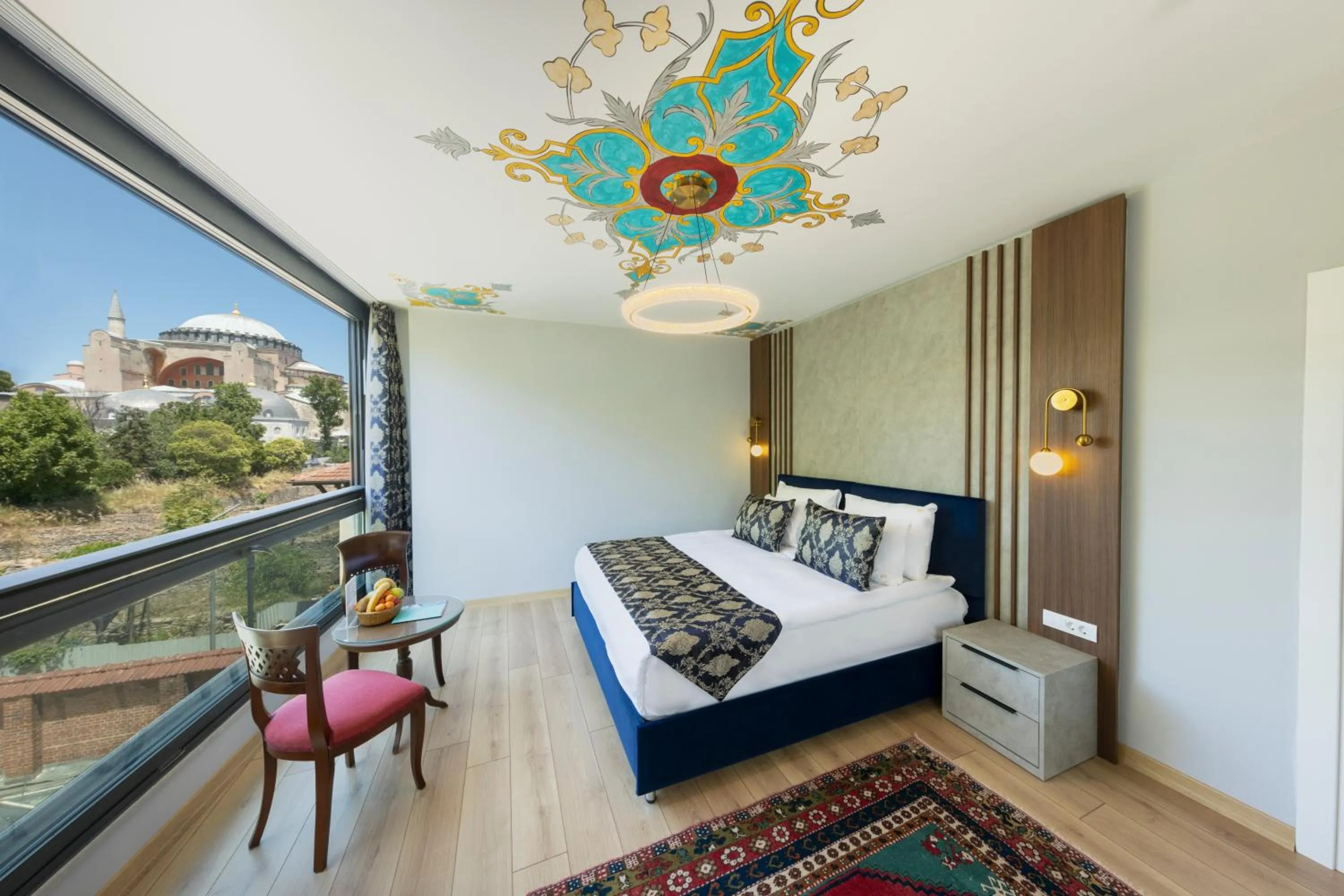 View (from property/room), Bed in Seven Hills Hotel - Special Category