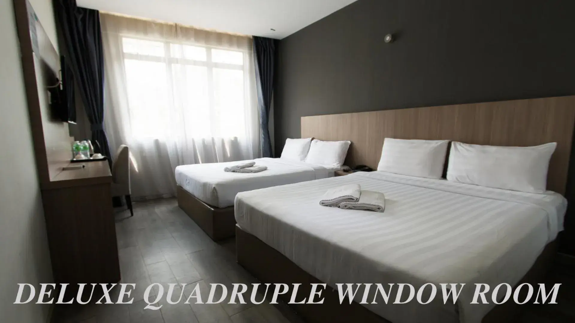 Deluxe Queen Room with Two Queen Beds in Hotel 99 Kuala Lumpur City Deluxe Queen Room with Two Queen Beds in Hotel 99 Kuala Lumpur City