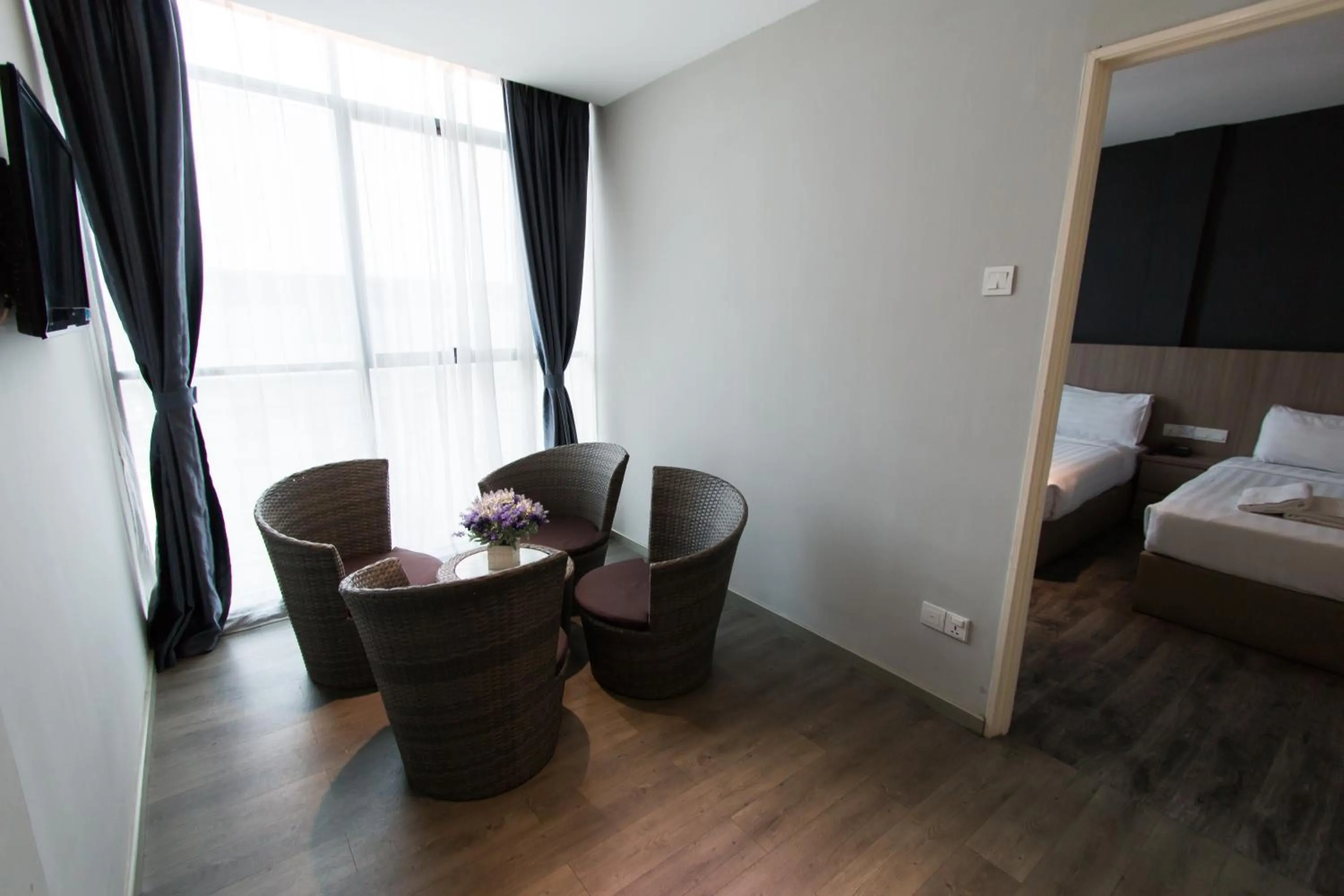 Living room, Bed in Hotel 99 Kuala Lumpur City