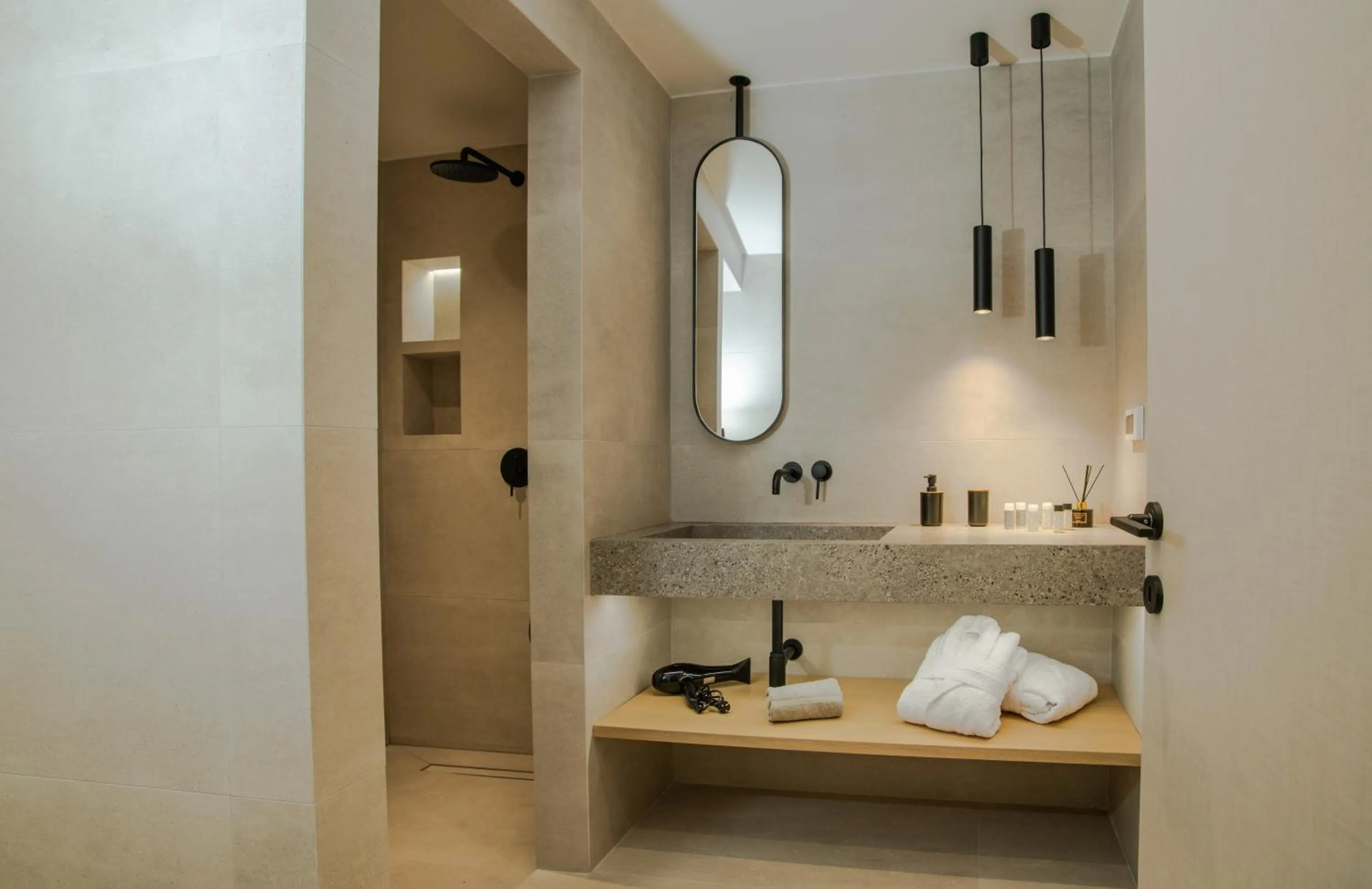 Bathroom in Celine Luxury Apartments & Suites