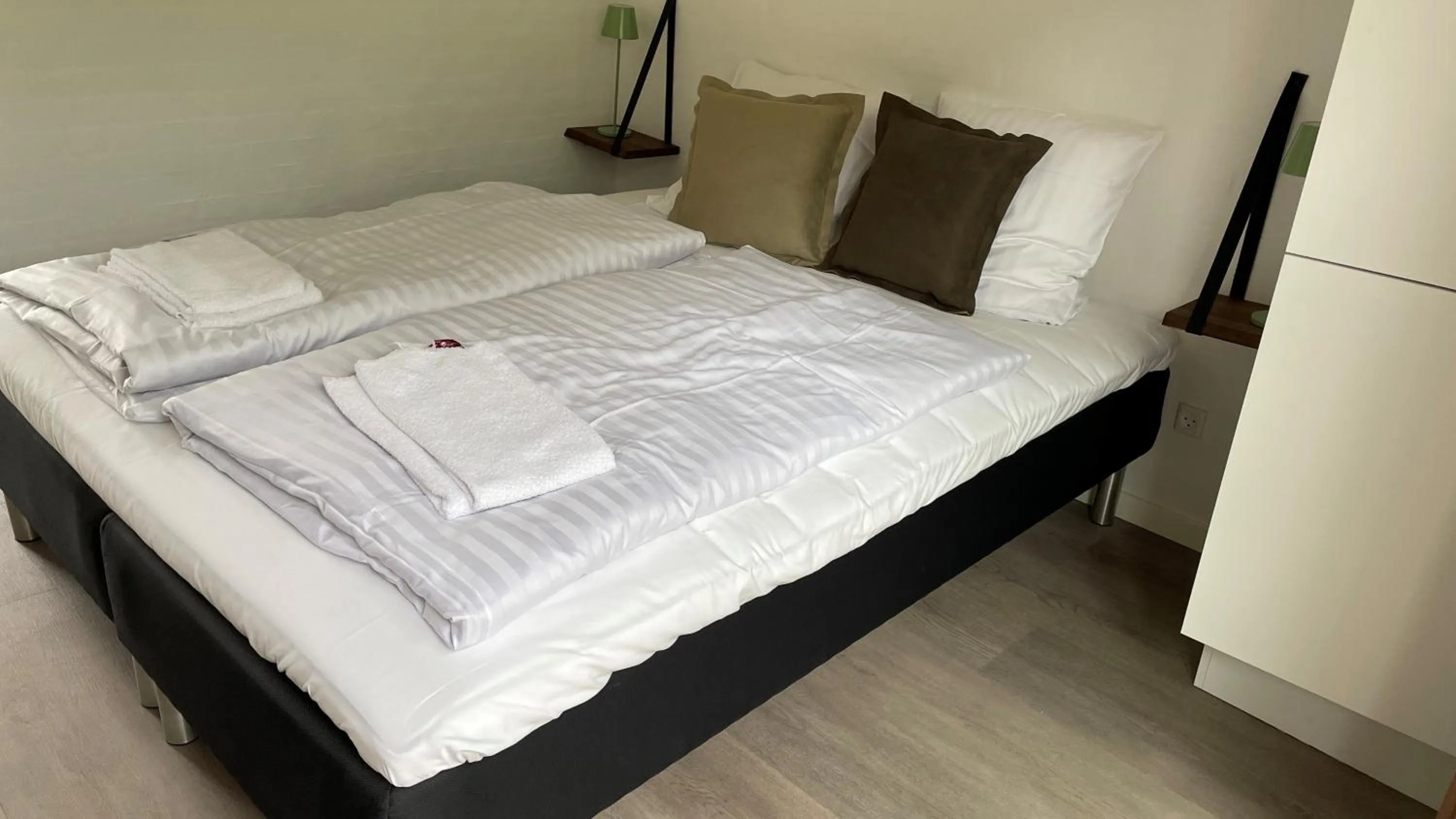 Bed in Holiday Rooms Møllebo