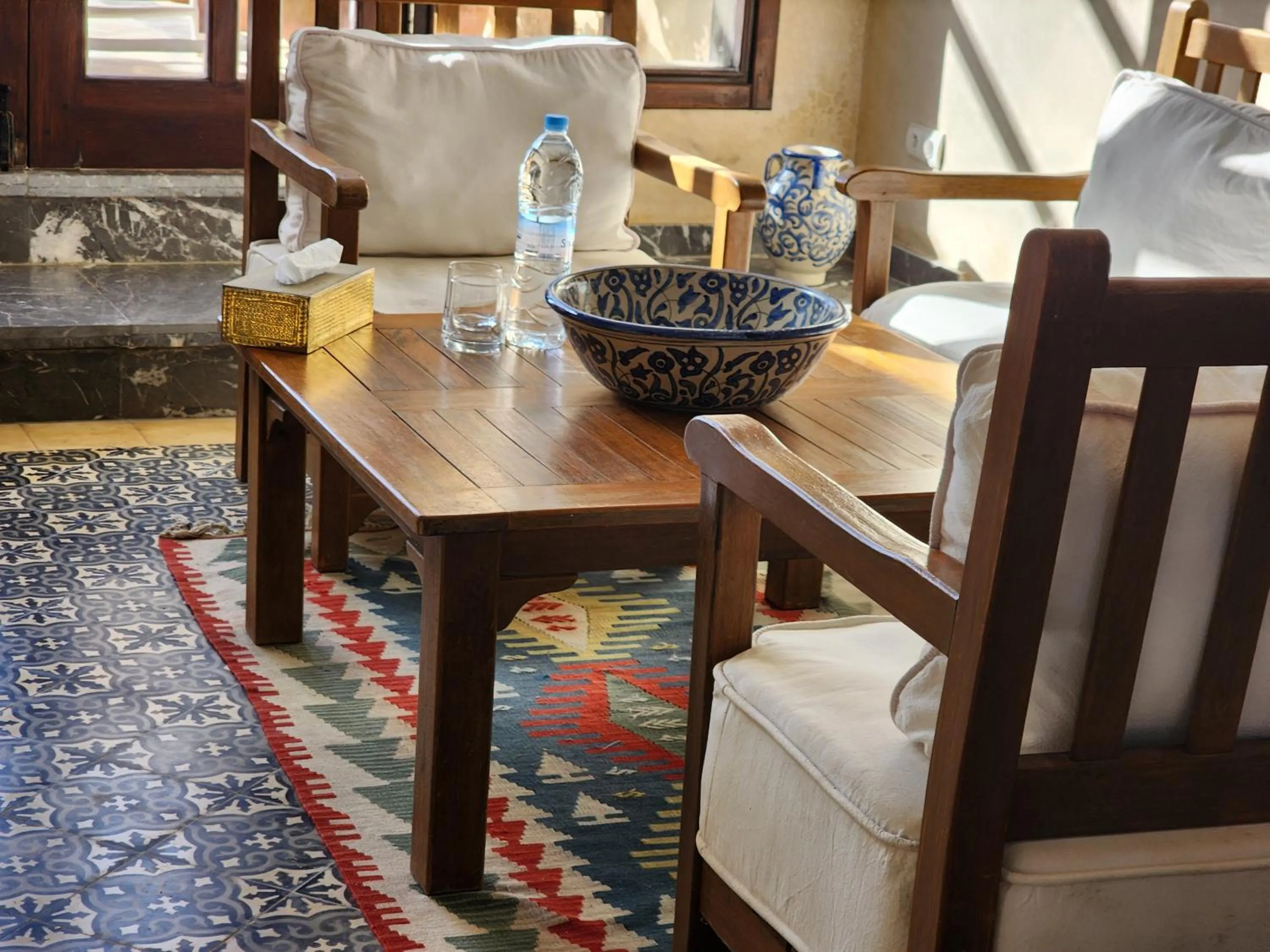 Living room in La Villa Joubert