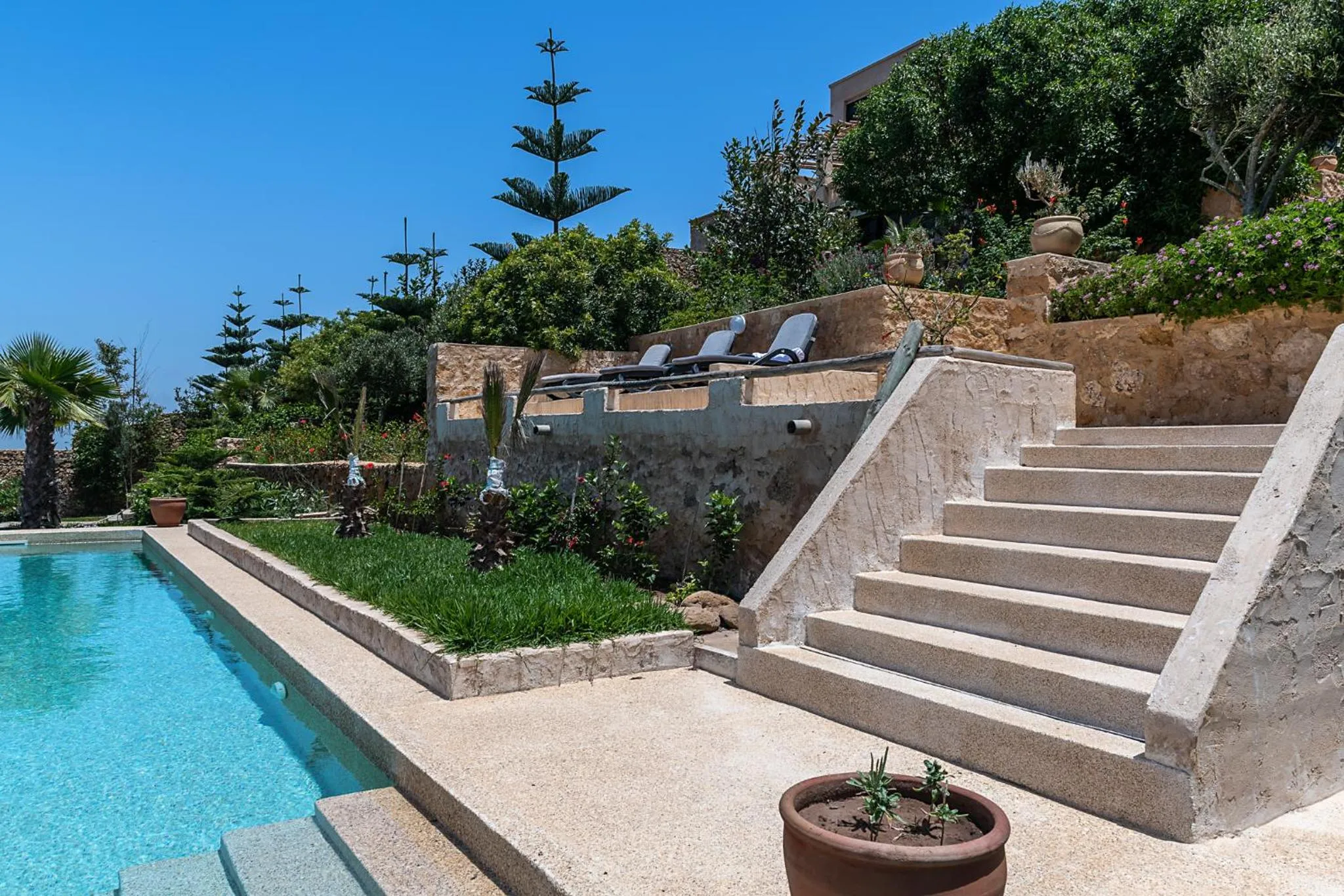 Garden in La Villa Joubert