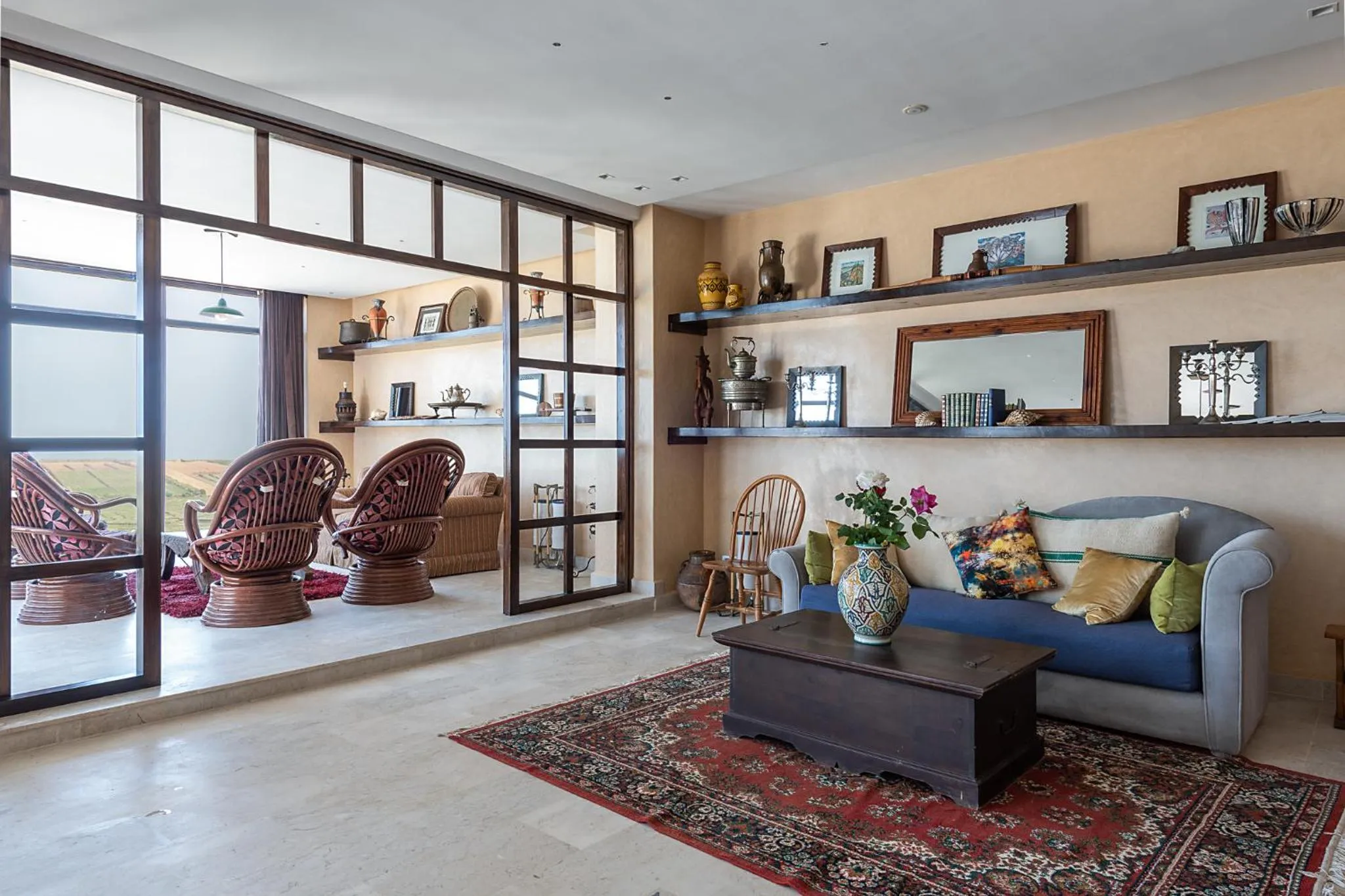 Living room in La Villa Joubert