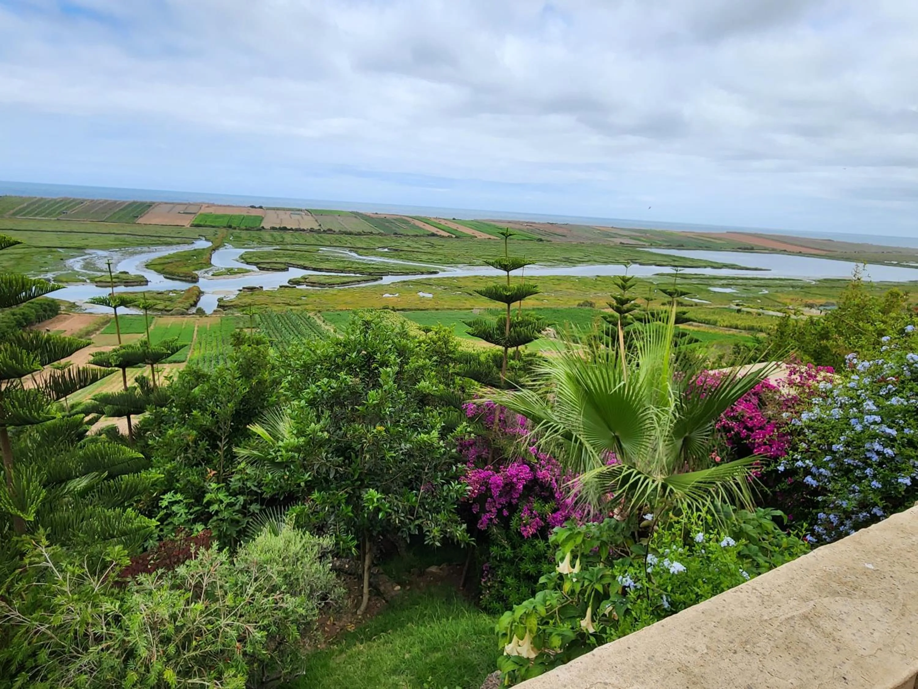 Natural landscape in La Villa Joubert