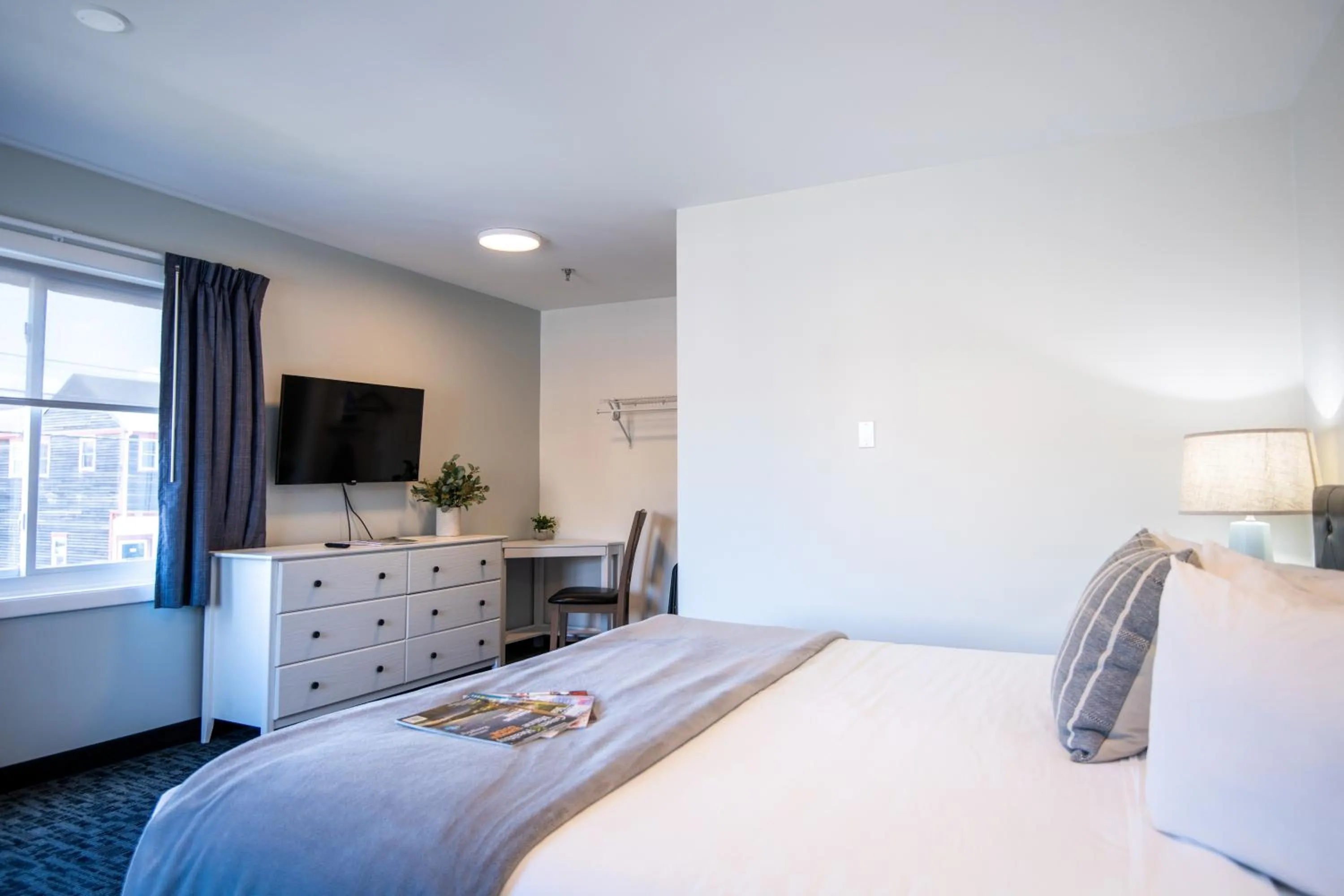 Bed in Main Street Motel