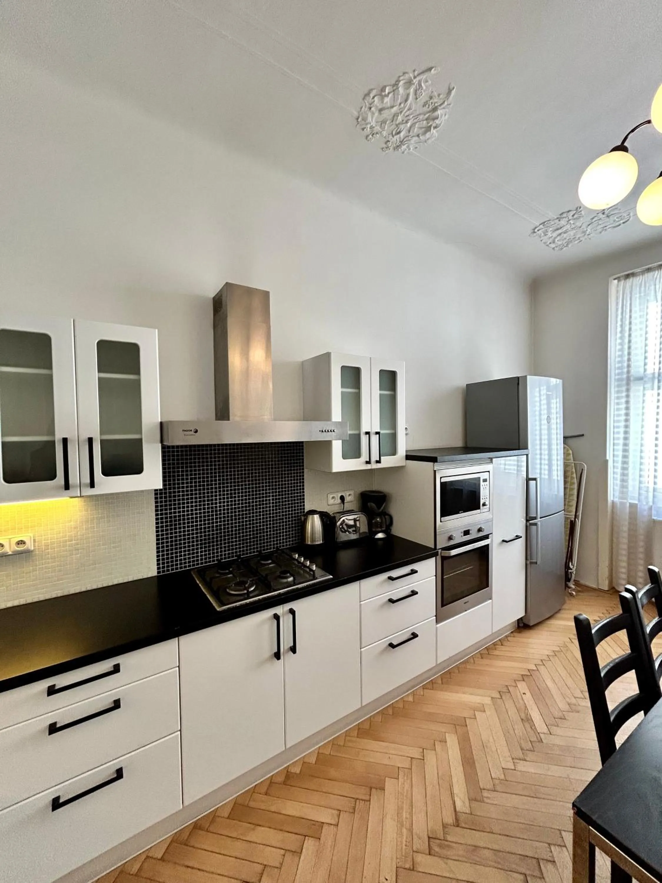 Kitchen or kitchenette in Prague Central Exclusive Apartments