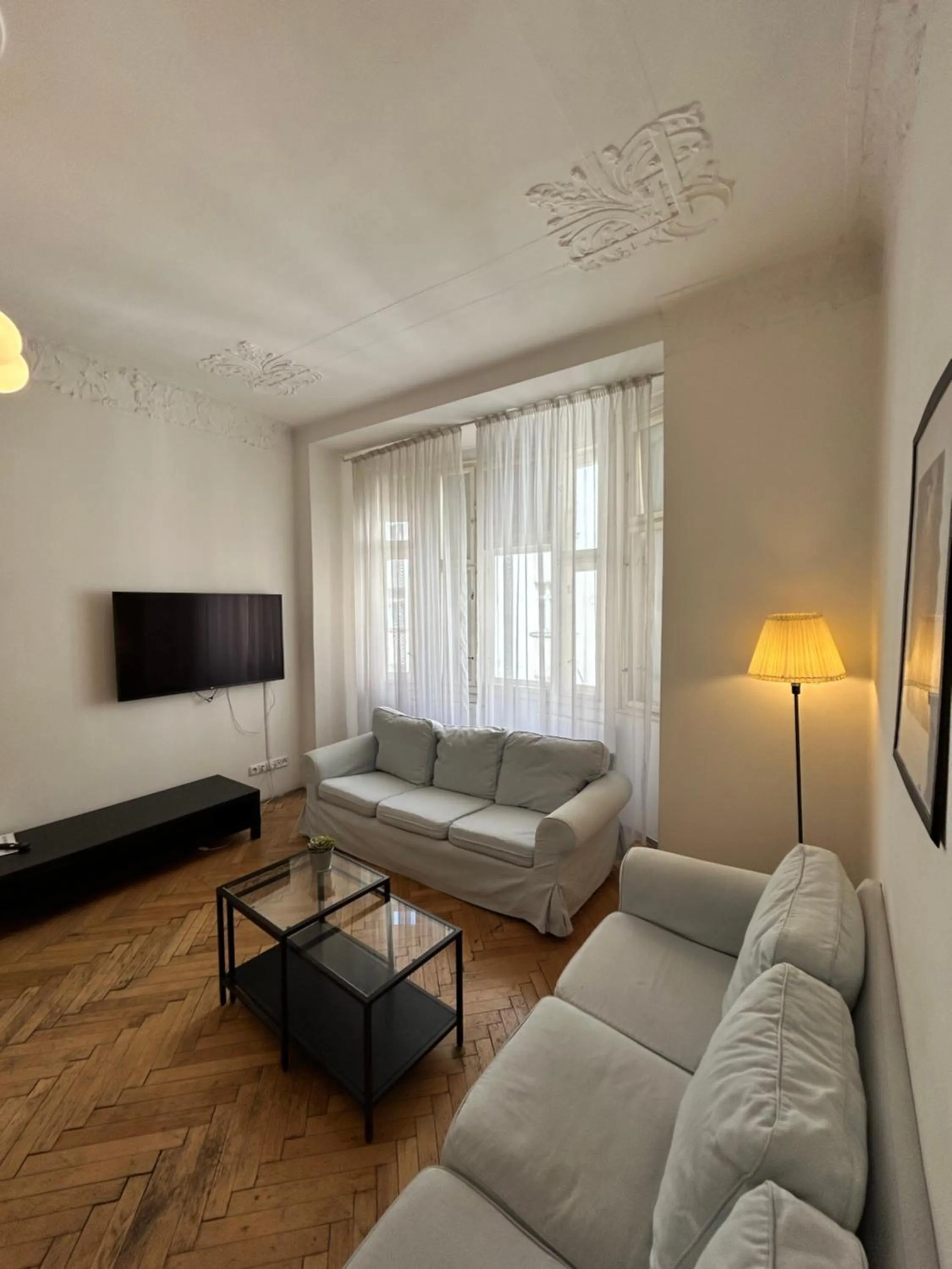 Communal lounge/ TV room in Prague Central Exclusive Apartments
