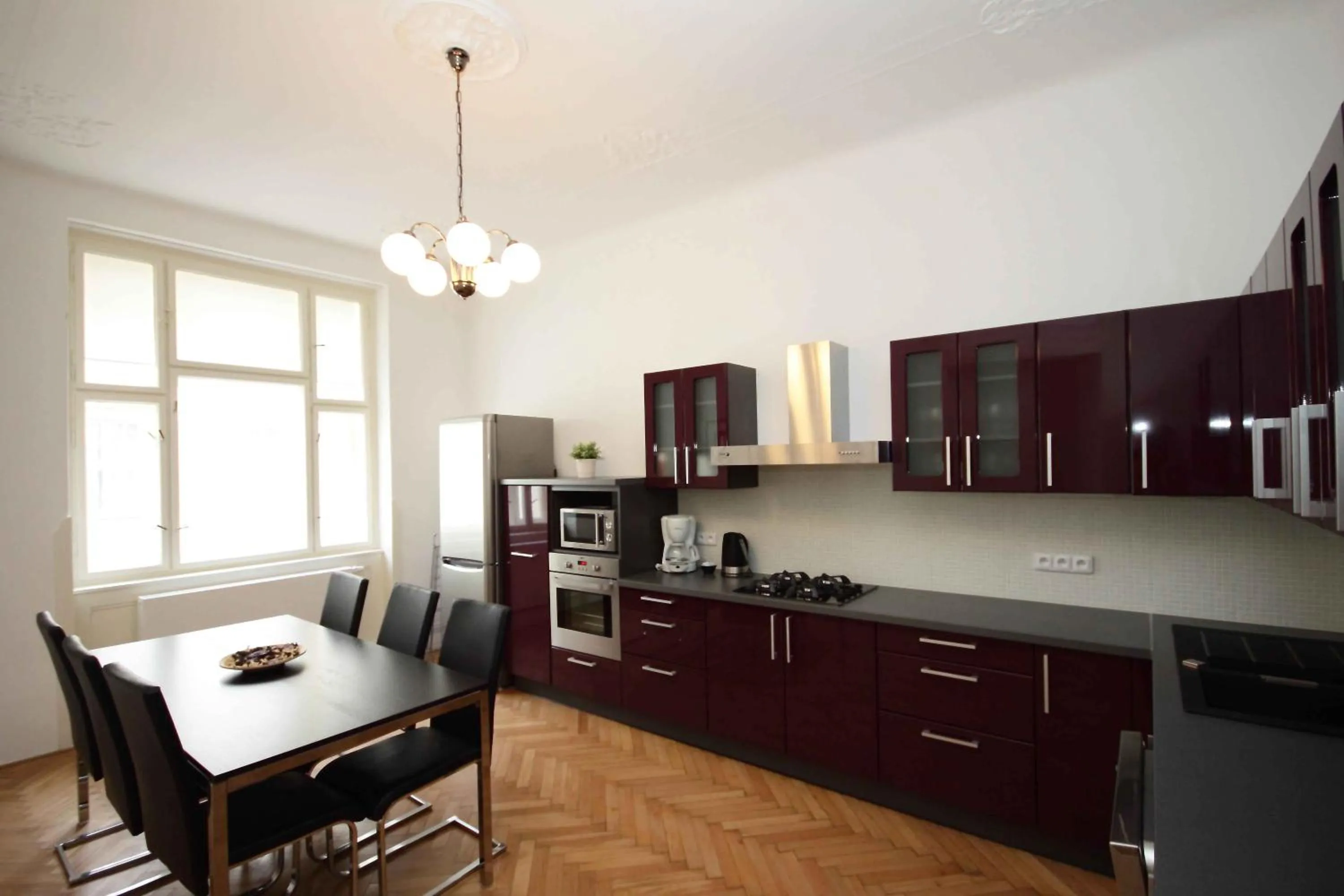 Kitchen or kitchenette in Prague Central Exclusive Apartments