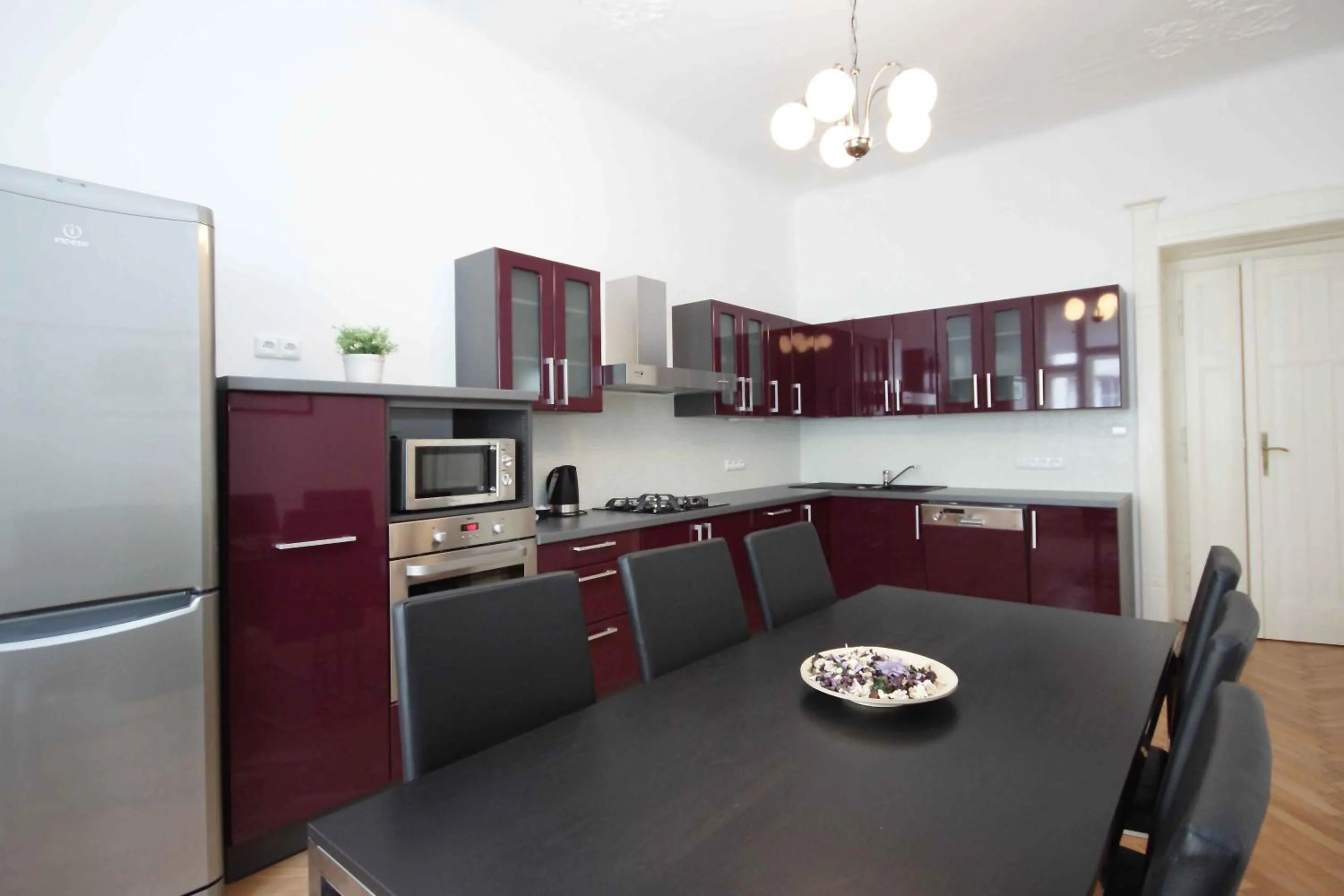 Kitchen or kitchenette in Prague Central Exclusive Apartments