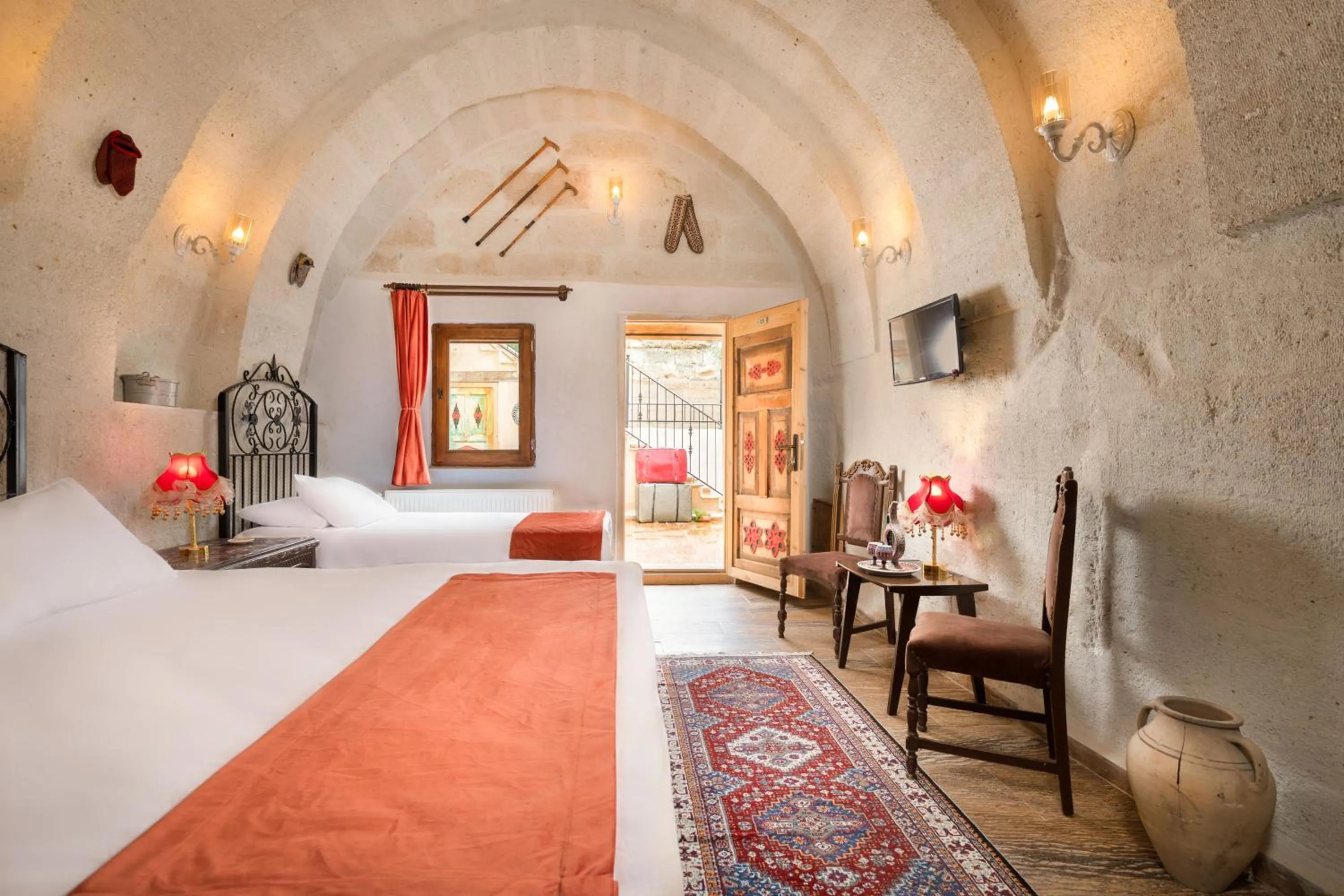 Bed in HacıAşık Konağı Butik Hotel