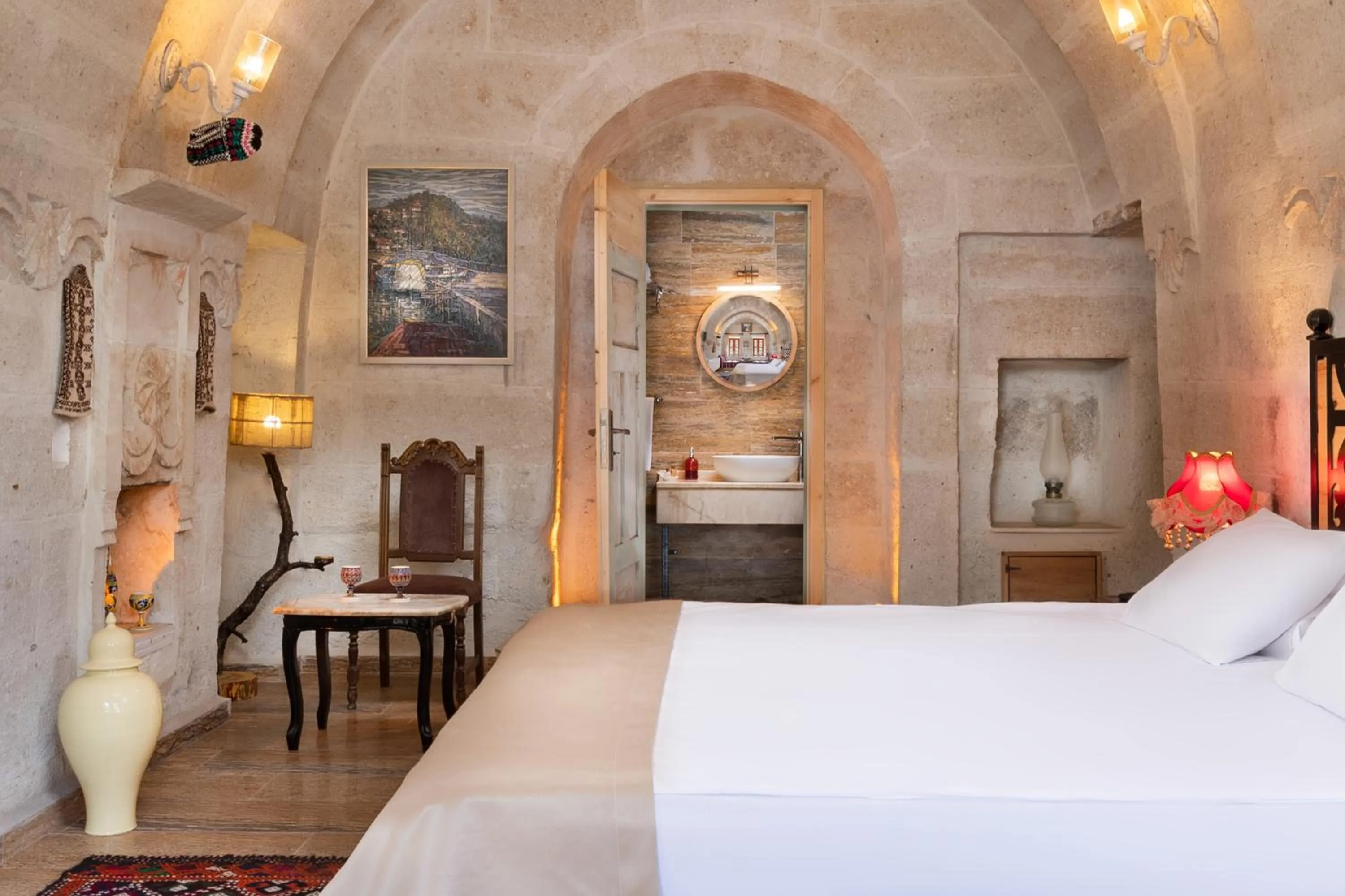 Toilet, Bed in HacıAşık Konağı Butik Hotel