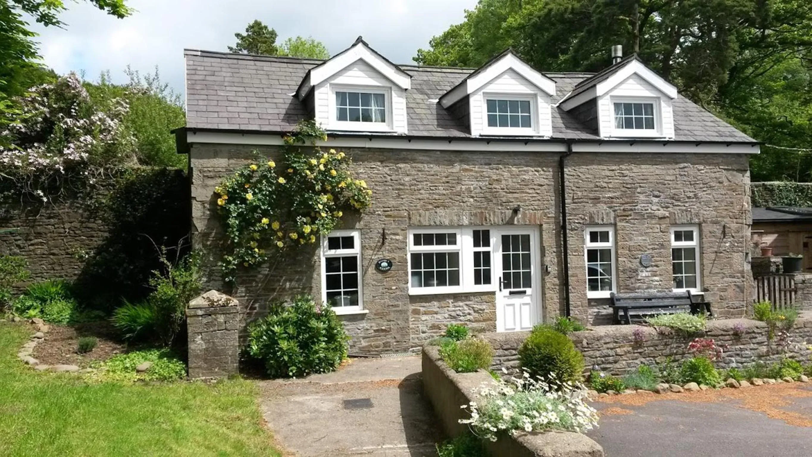 Facade/entrance in Swansea Valley Holiday Cottages