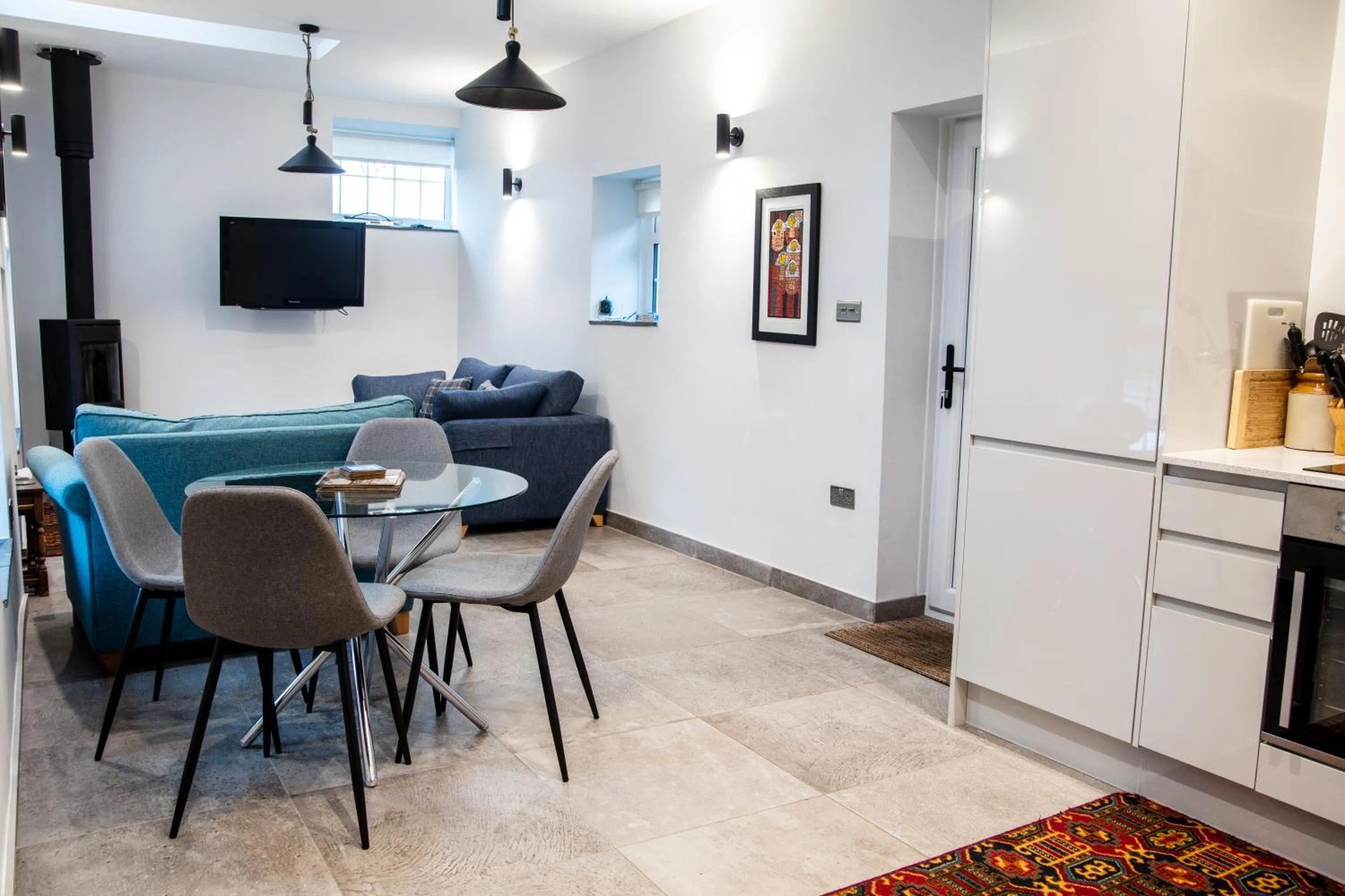 Living room in Swansea Valley Holiday Cottages