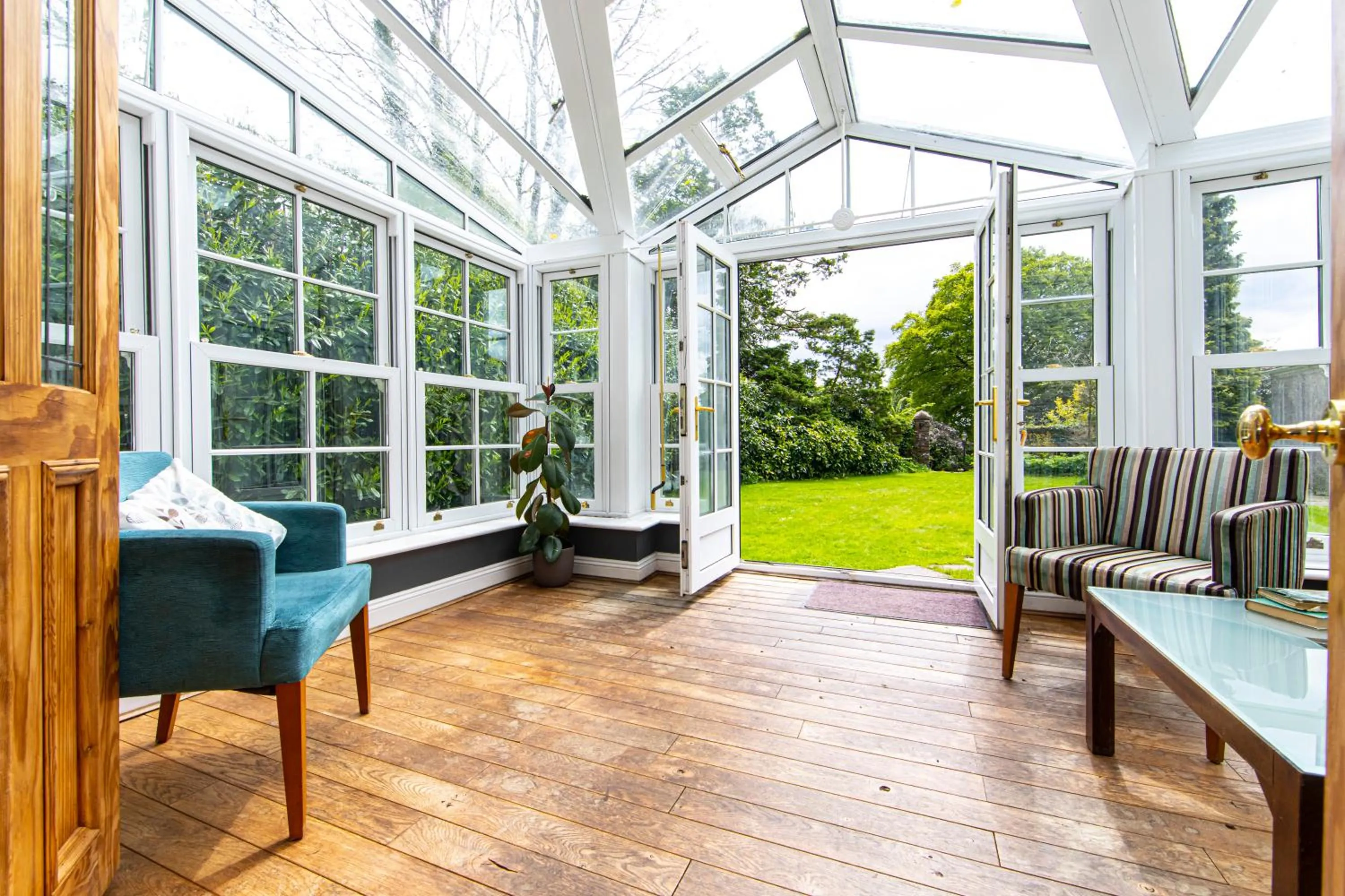 Garden in Swansea Valley Holiday Cottages