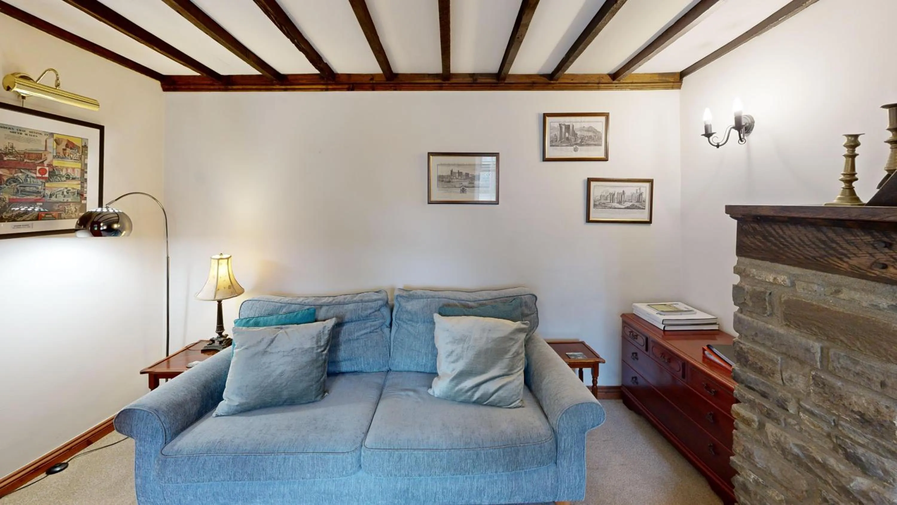 Living room in Swansea Valley Holiday Cottages