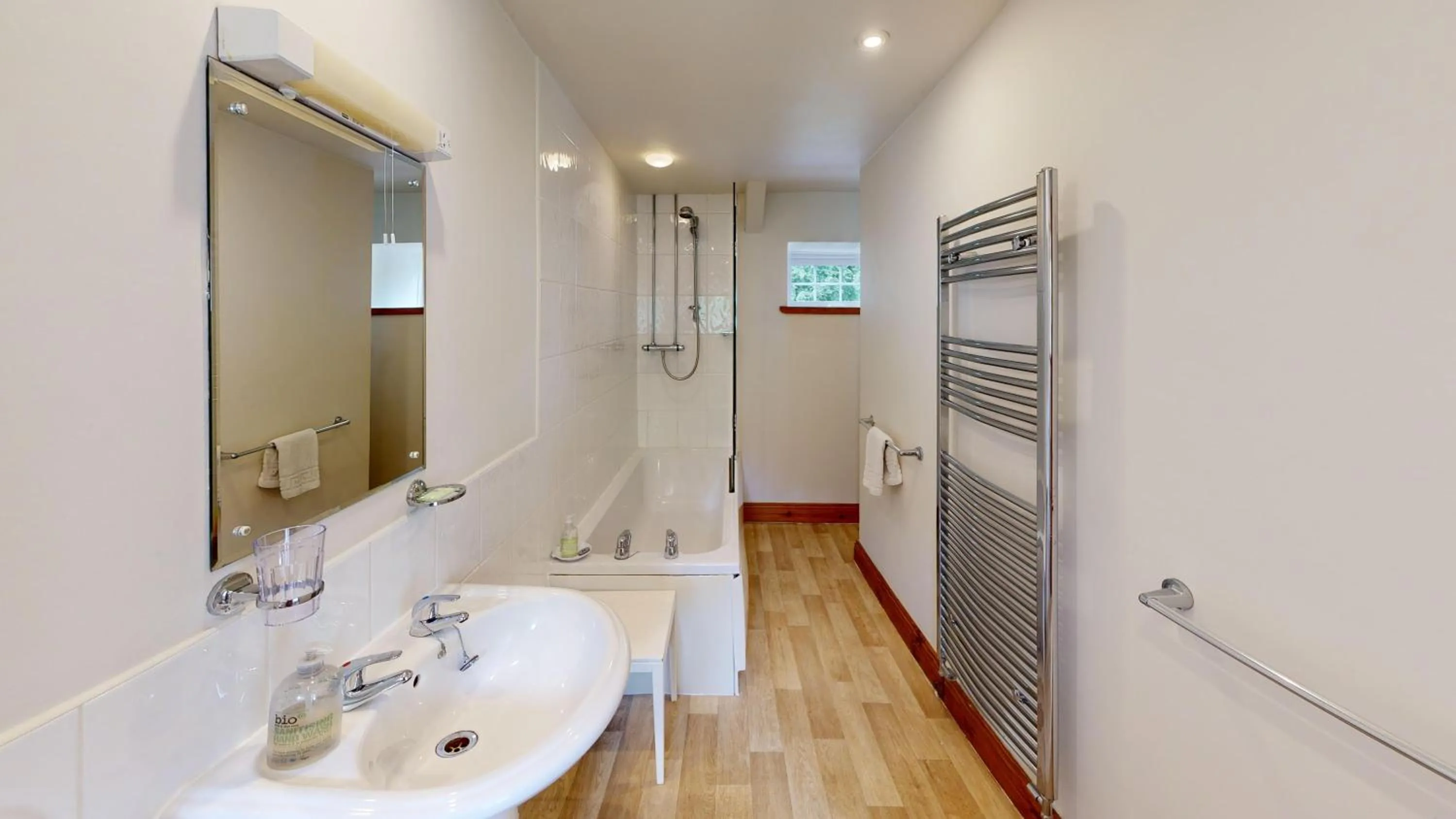 Shower in Swansea Valley Holiday Cottages