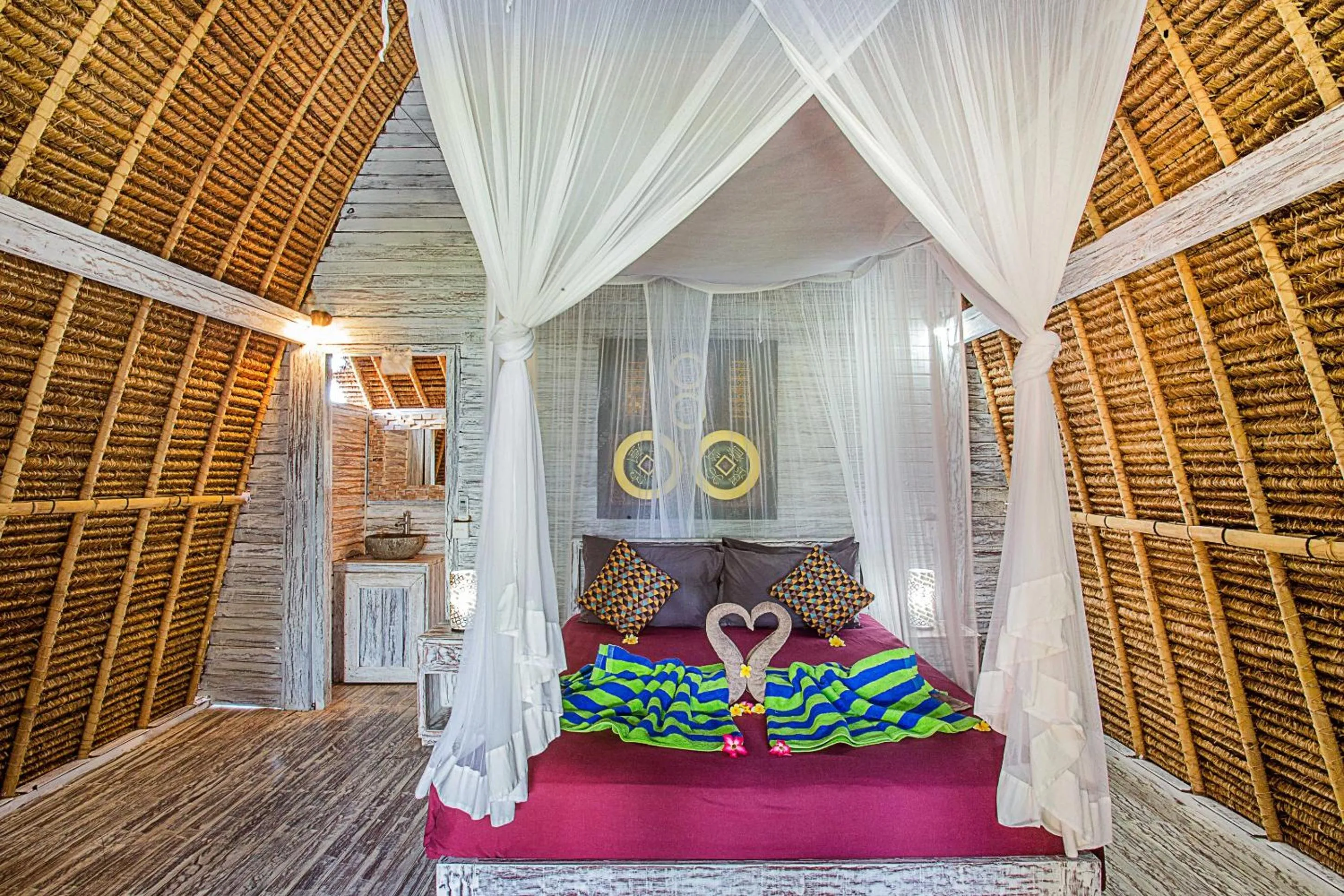 Bedroom, Bed in Naturale Villas