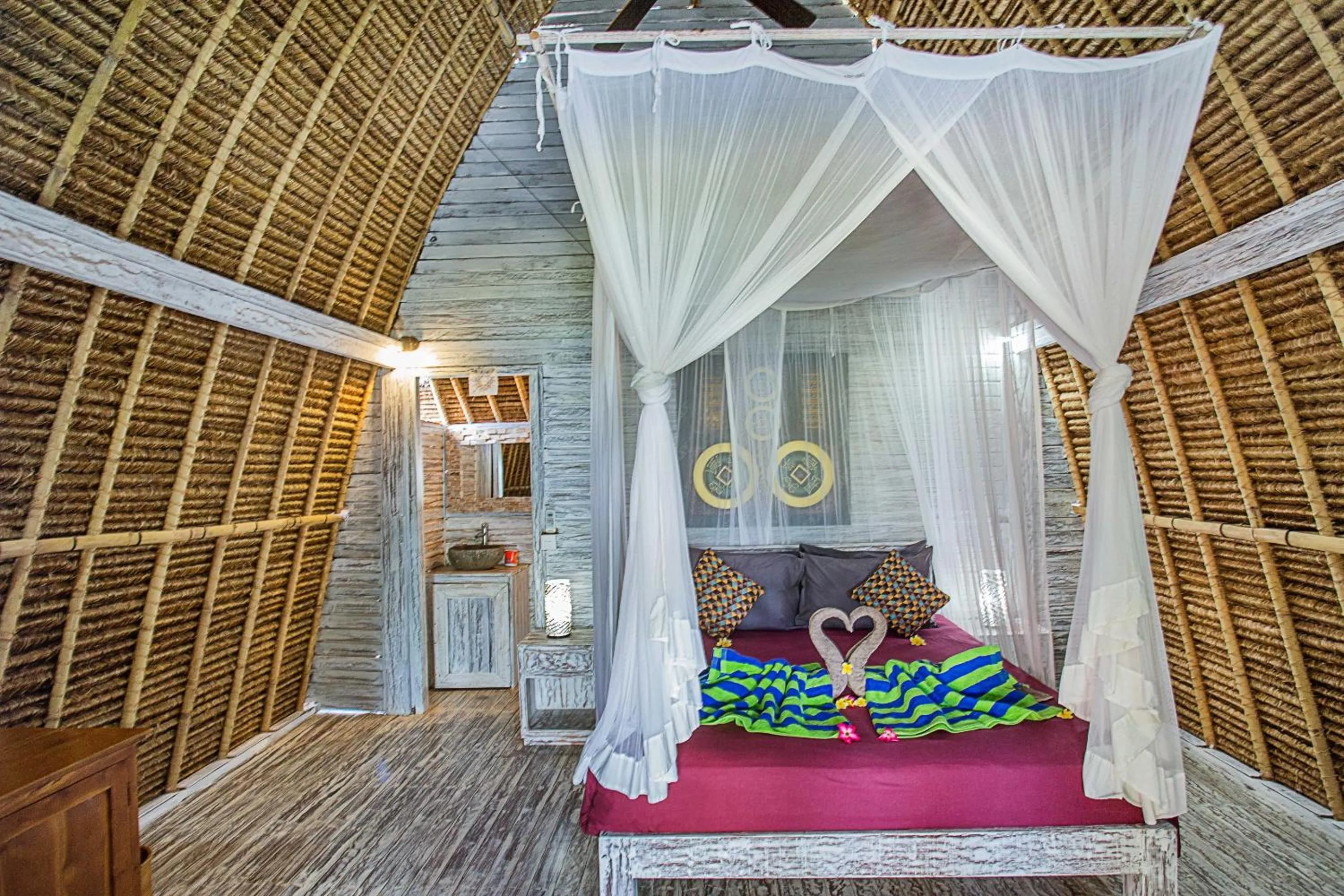 Bed in Naturale Villas
