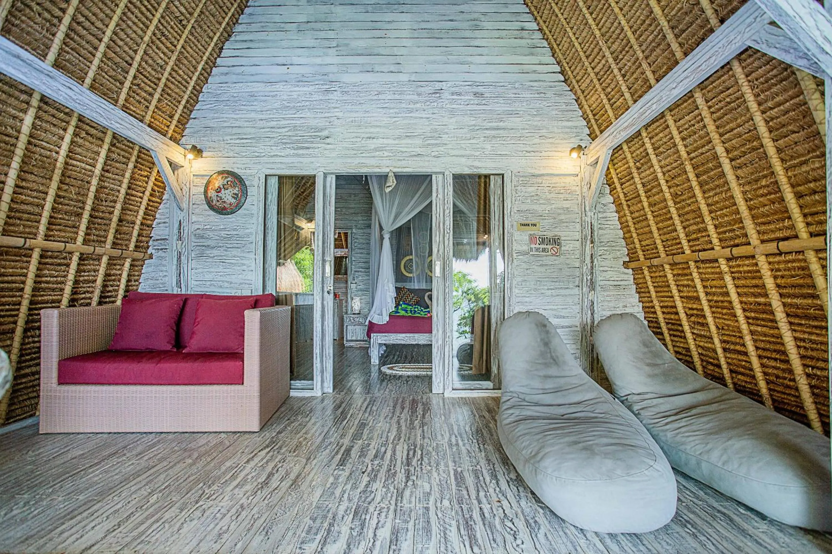 Seating area in Naturale Villas