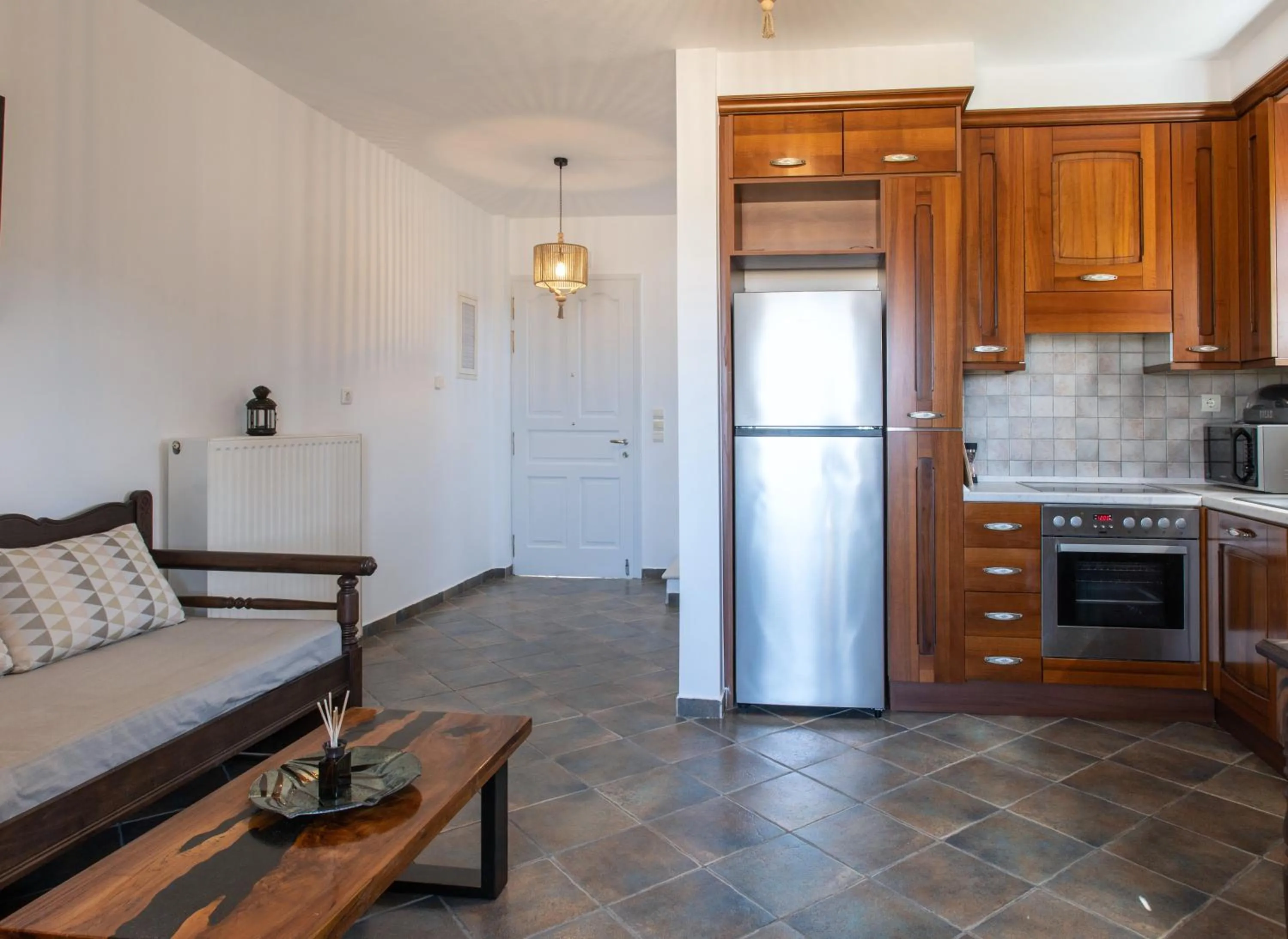 Living room in Sea Lilies Suites