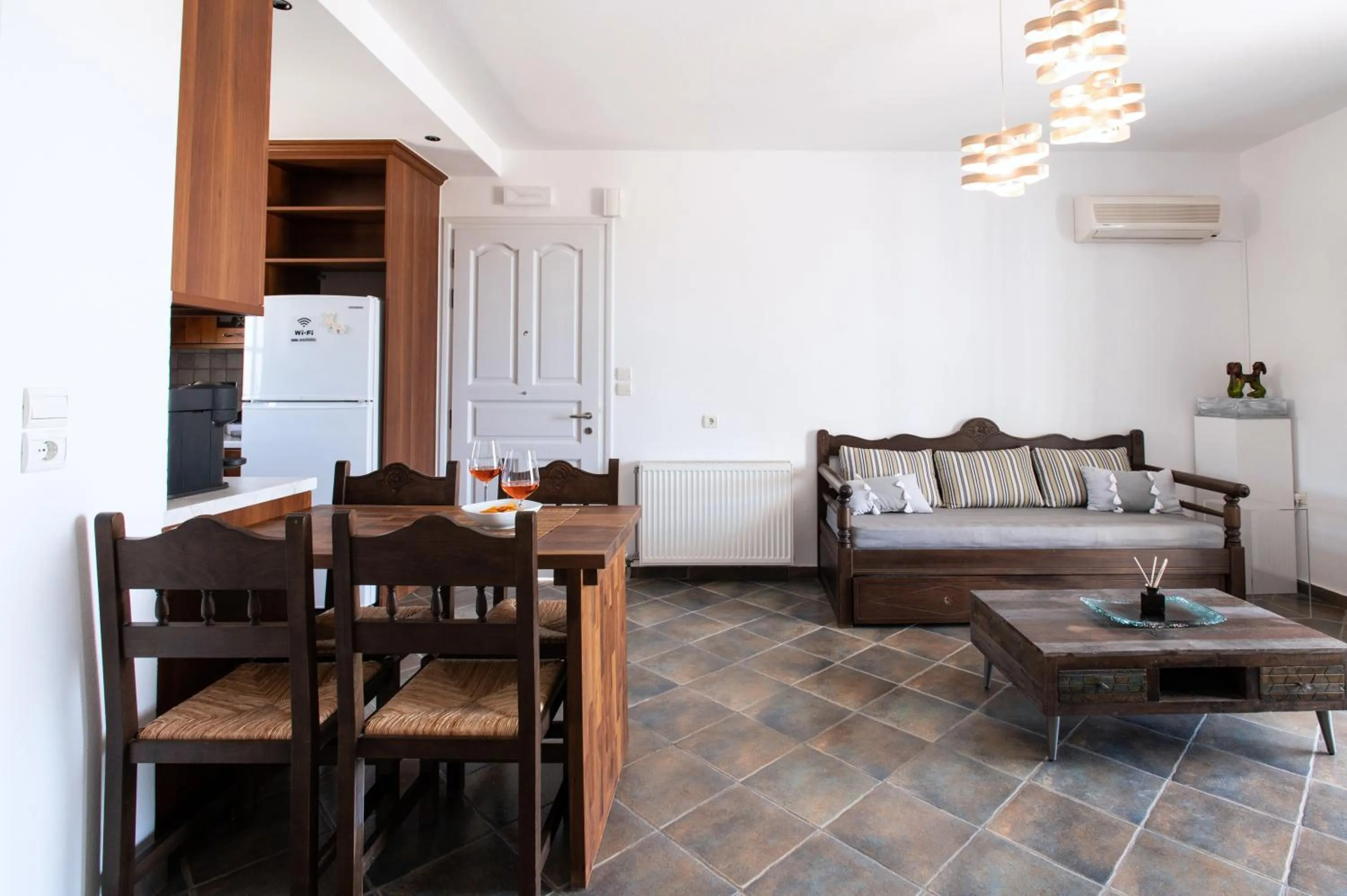 Living room in Sea Lilies Suites