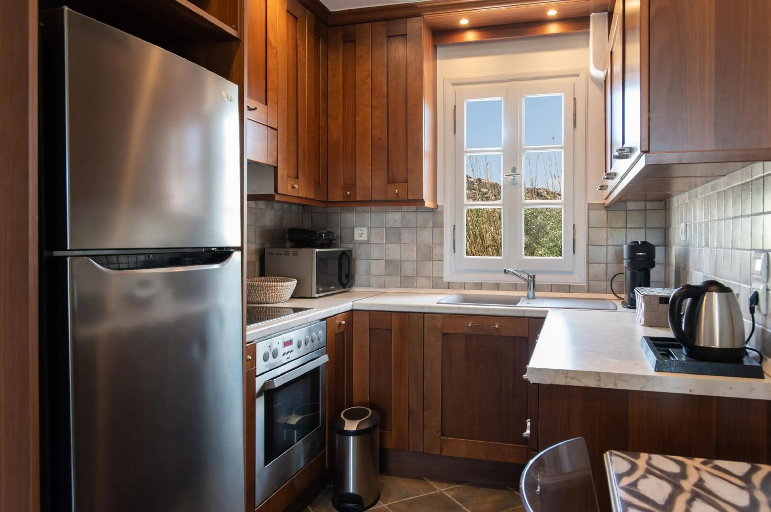 kitchen in Sea Lilies Suites