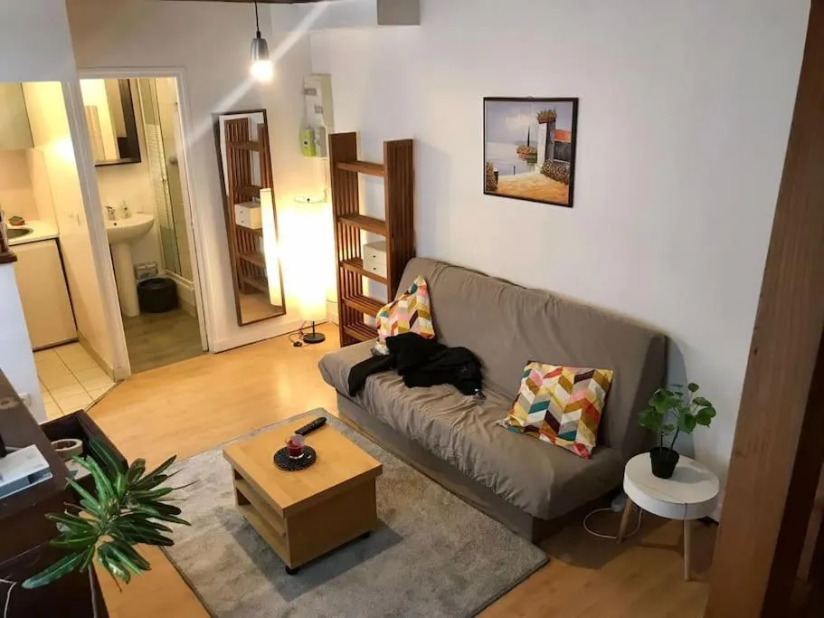 Living room in LOVELY DUPLEX in the center of FONTAINEBLEAU