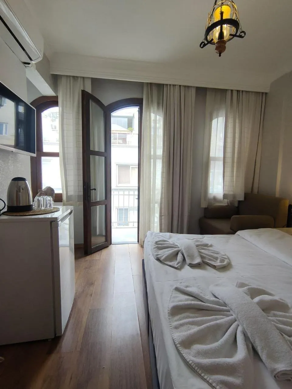 Bed in Hotel Antique