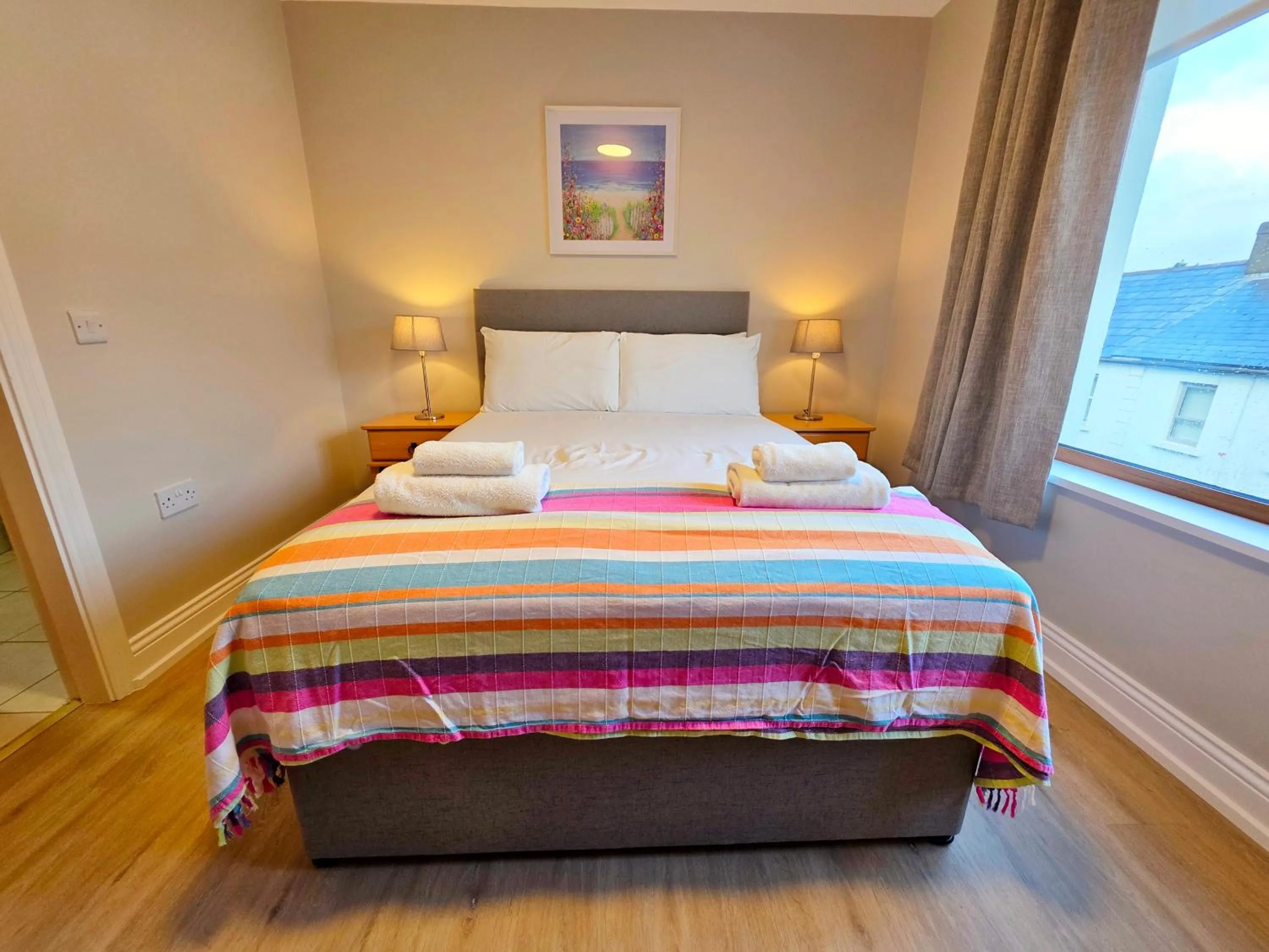 Bed in Donegan Court Aparthotel