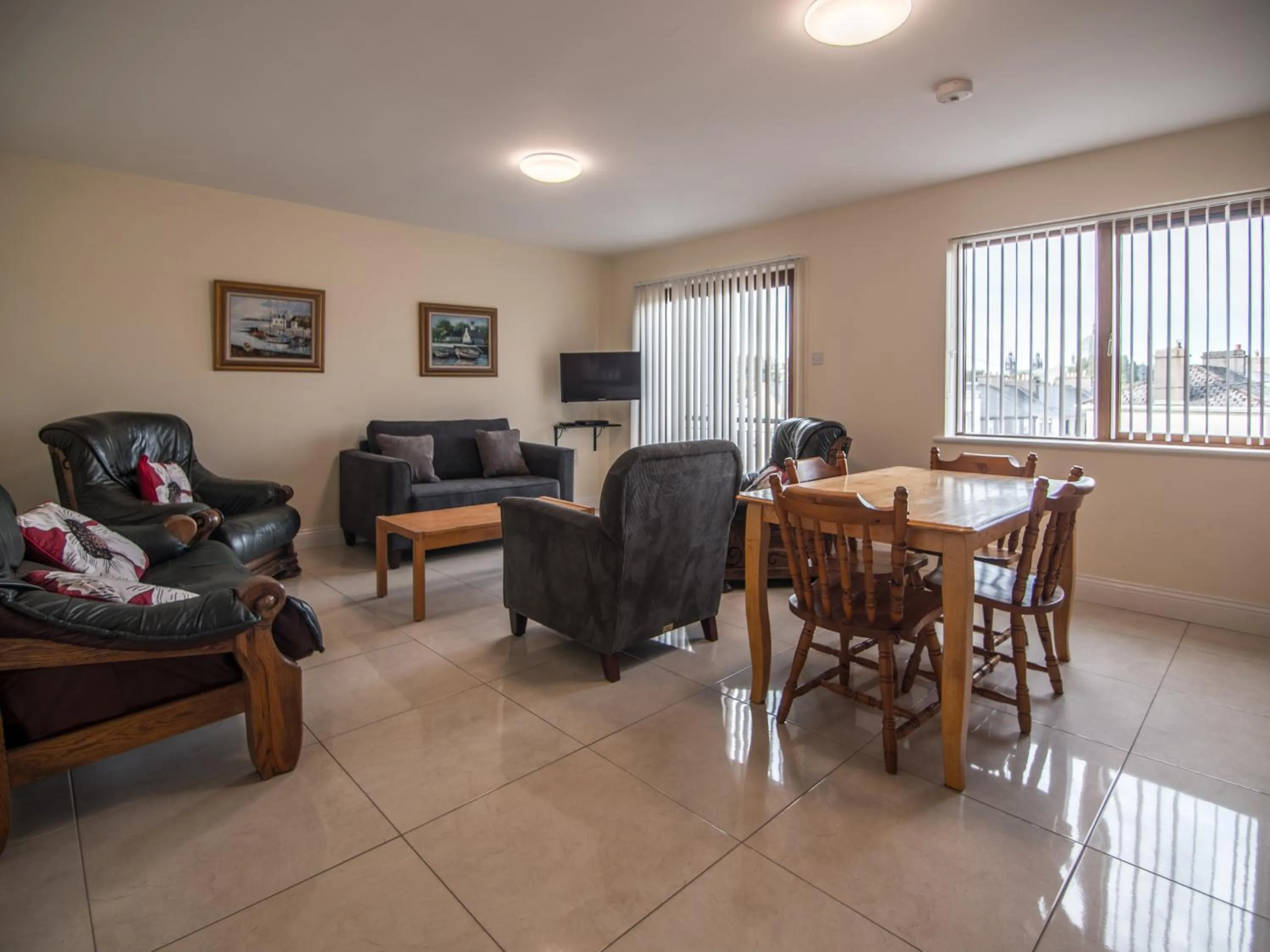 Living room in Donegan Court Aparthotel