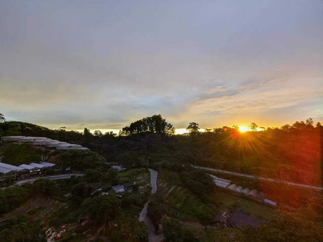 Balcony/Terrace in Nova Mountain n Sunrise view Hilltop Hotel Apartment in Cameron Highlands