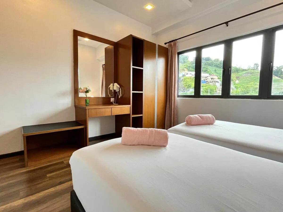 Bed in Nova Mountain n Sunrise view Hilltop Hotel Apartment in Cameron Highlands