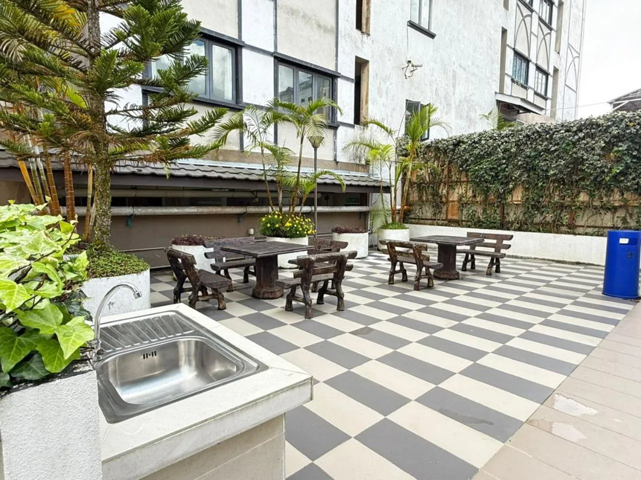 Garden in Nova Mountain n Sunrise view Hilltop Hotel Apartment in Cameron Highlands