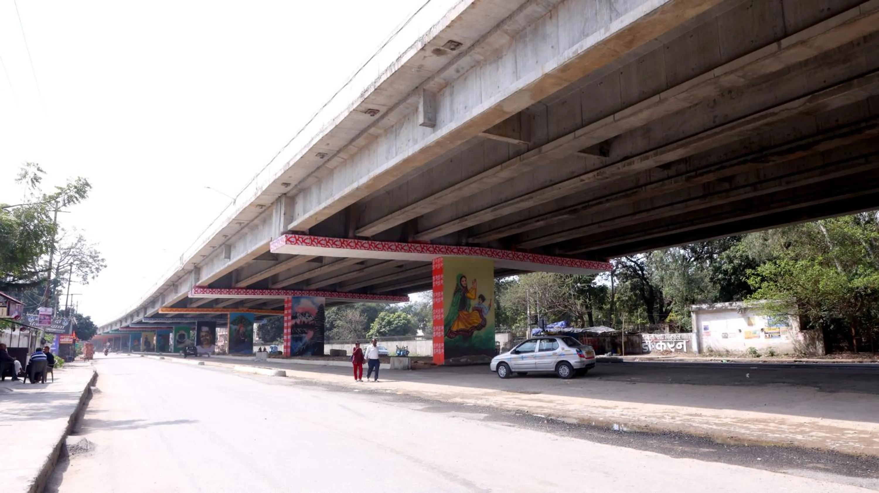 Parking in Hotel Blue Pine
