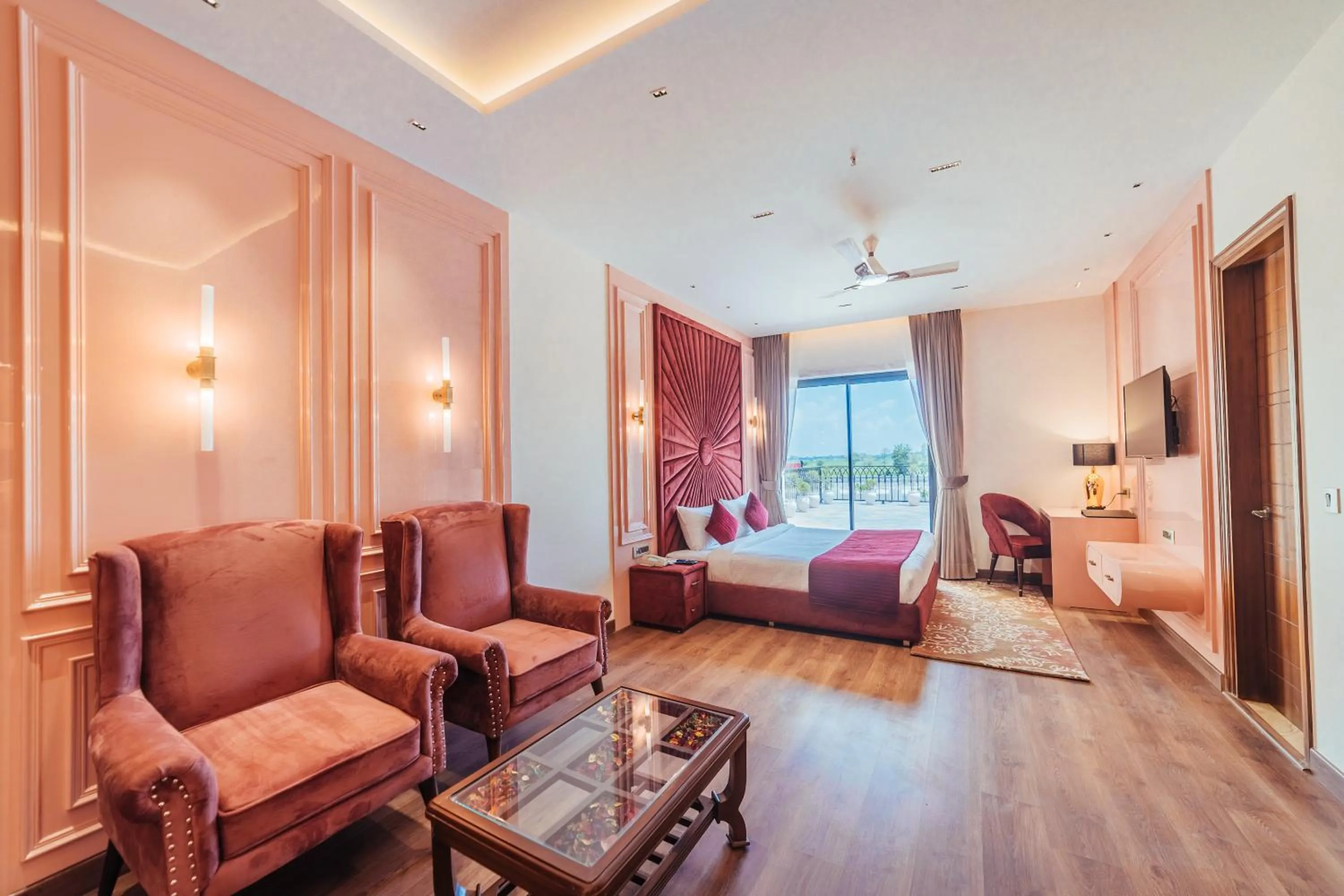 Bed in The Ramayana Hotel, Ayodhya