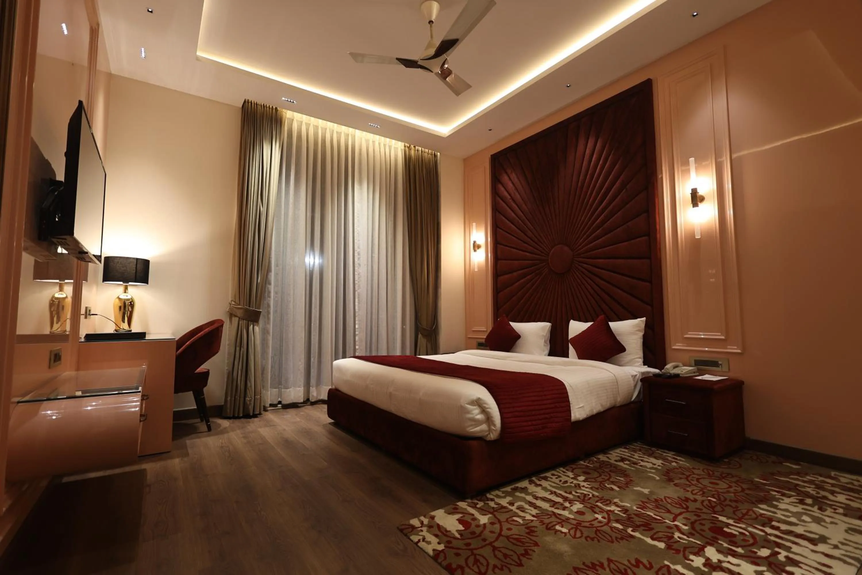 Bed in The Ramayana Hotel, Ayodhya
